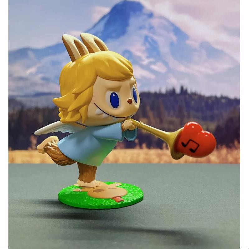 Labubu The Monsters Let's Christmas Series Christmas Angel Collectible Figure - Cute Holiday Decor & Gift for Pop Vinyl Fans (Perfect for Christmas Tree Topper, Shelf Display, or Gift Exchange)