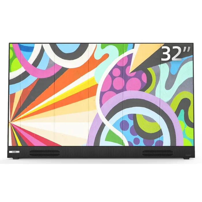 CHIQ L32G7KPG 32 Inch Portable Smart LED LCD TV with HD Display - Perfect for Bedroom, Kitchen, RV, Camping & Small Spaces