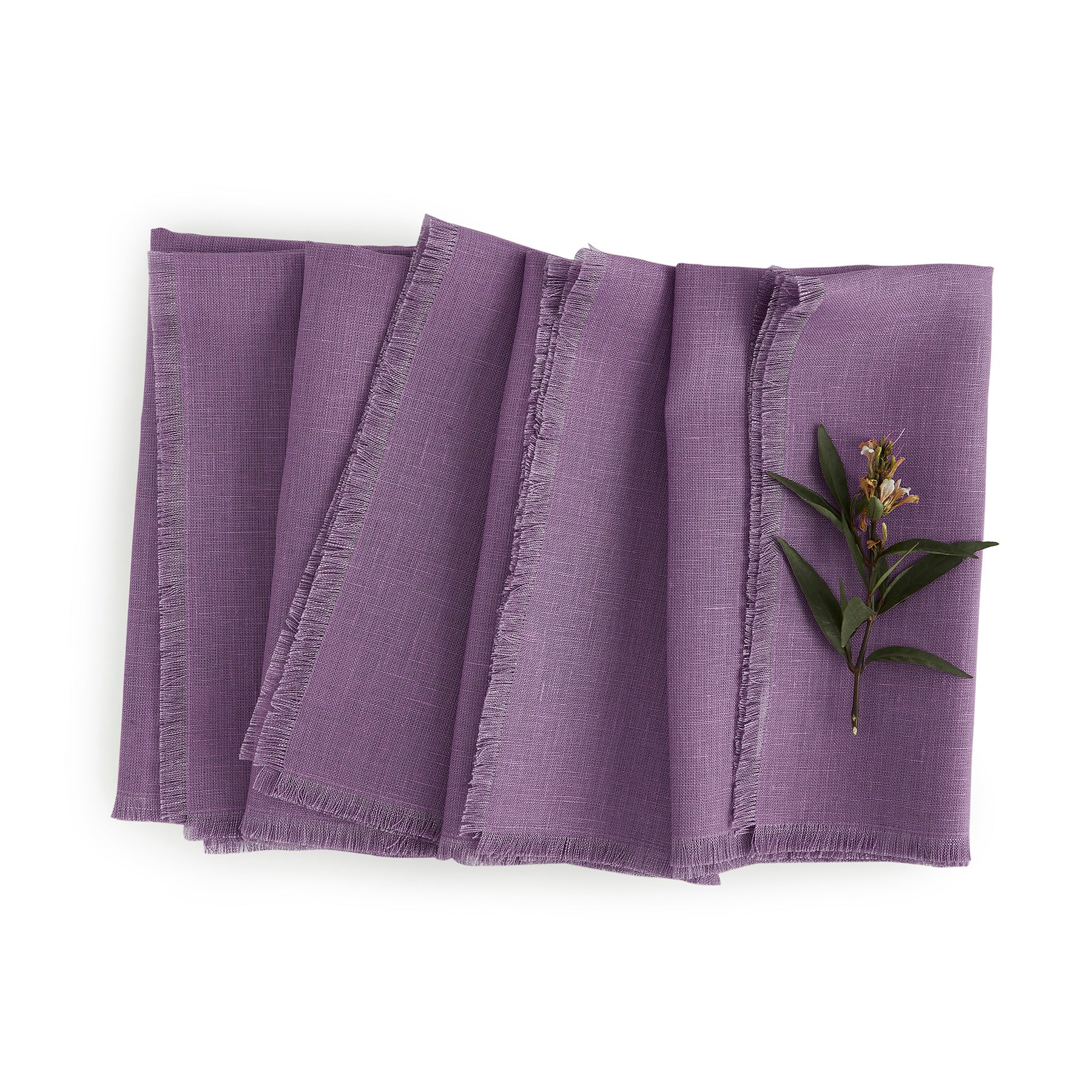 Elegant Fringe Napkins Set of 4 - Premium Cotton Decorative Table Linens for Dinner Parties, Weddings & Home Decor