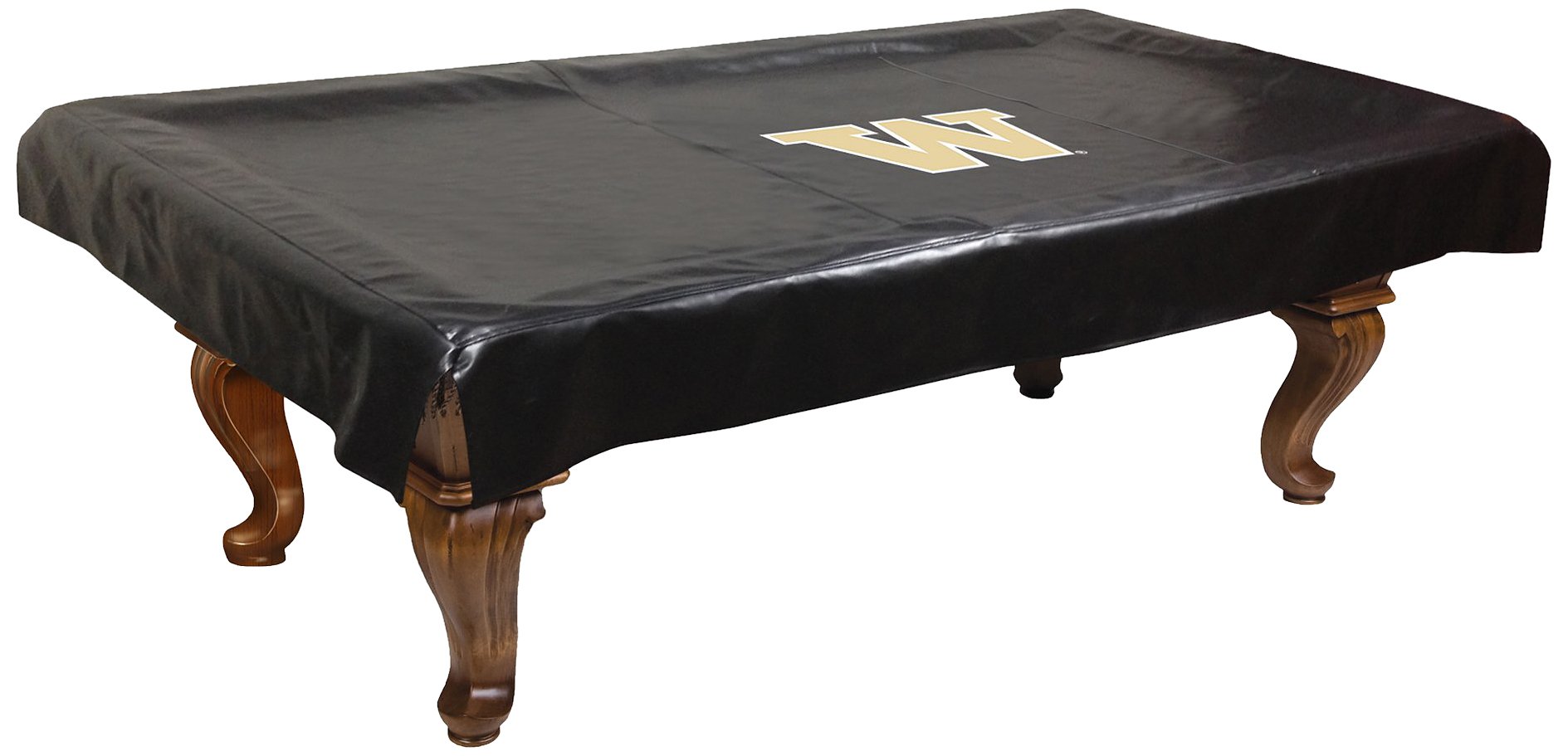 NCAA Washington Huskies Billiard Table Cover - Officially Licensed Pool Table Protector for Game Room & Sports Bar Decor