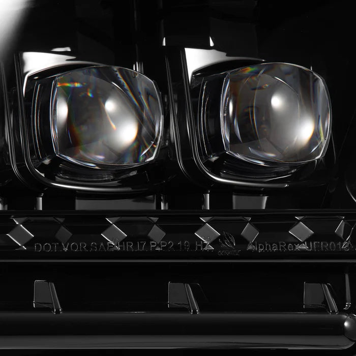 13 14 Ford Mustang MK II NOVA Series LED Projector Headlights - Black Housing for Enhanced Night Visibility | Perfect for Street Racing & Car Shows