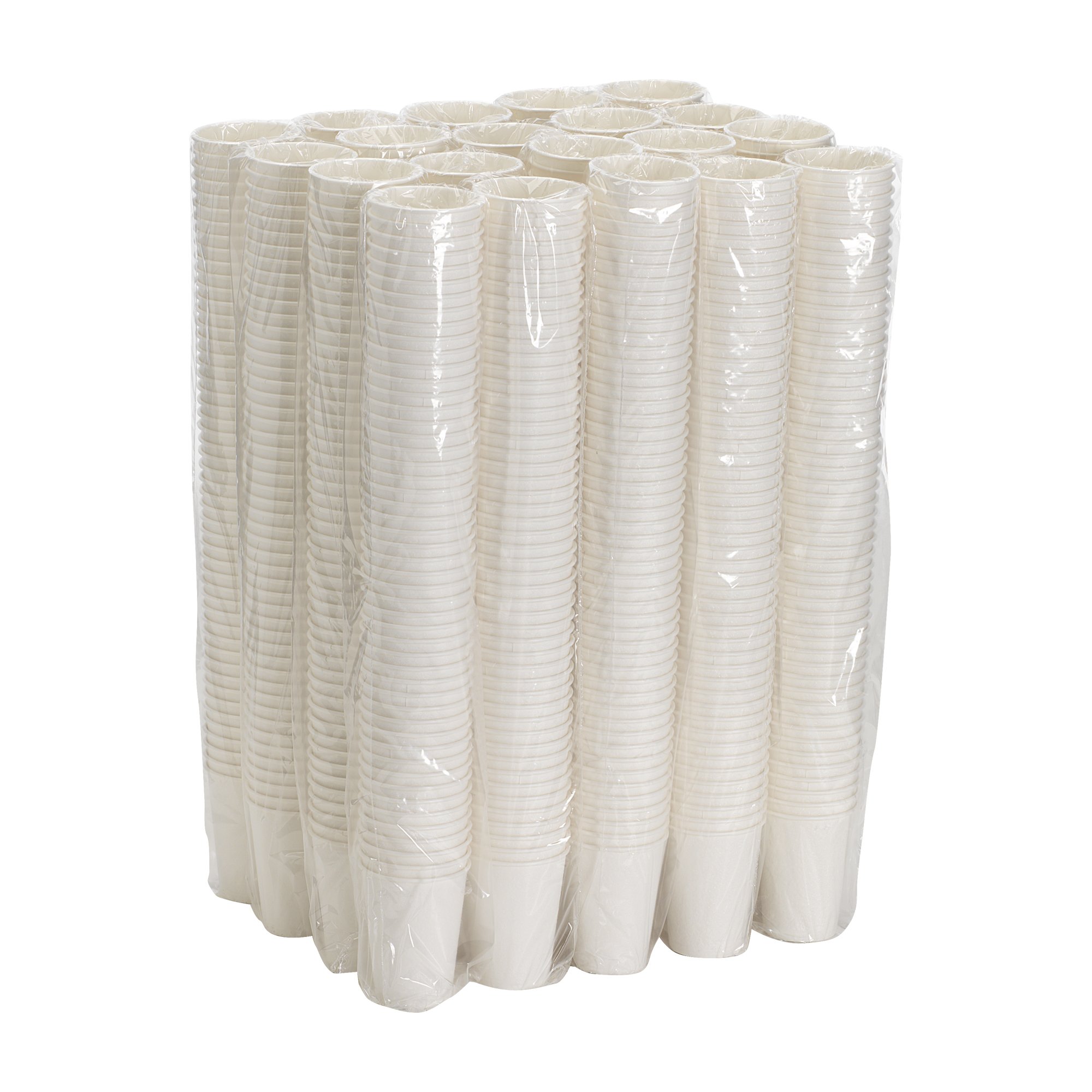 Dixie PerfecTouch Insulated Paper Hot Coffee Cups - 1,000 Count (20 Packs of 50) - White Disposable Coffee Cups for Office, Cafes & Restaurants - Keeps Drinks Hot & Hands Cool - BPA Free