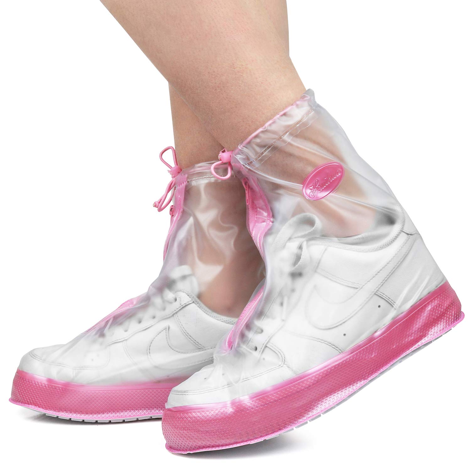 Waterproof Shoe Covers for Men & Women - Reusable Rain Boots & Galoshes for Walking, Hiking & Outdoor Activities