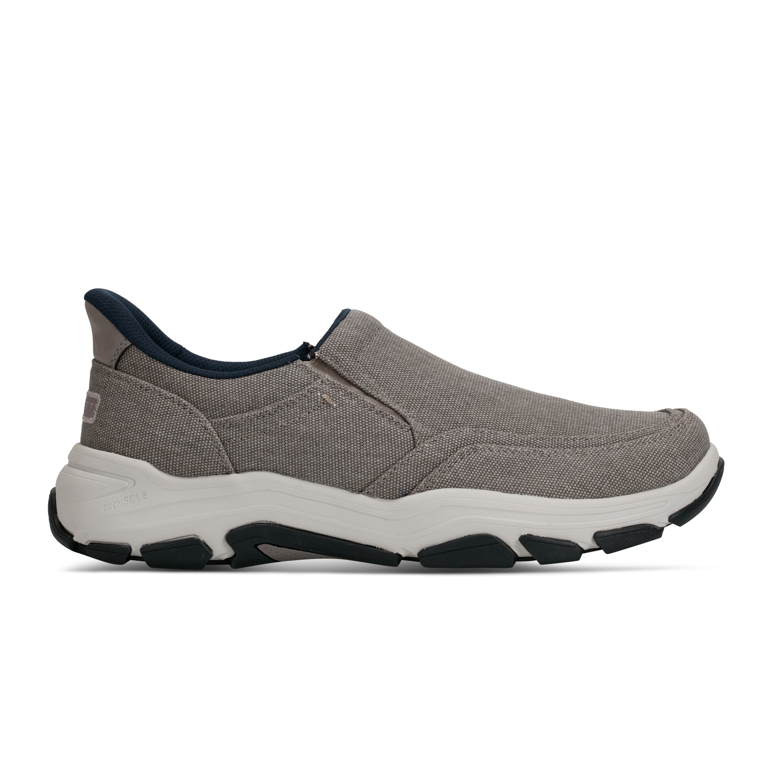 Men's Reece Step Activated Casual Slip-On Shoes - Comfortable Lightweight Walking Shoes for Men, Perfect for Daily Wear, Travel & Outdoor Activities