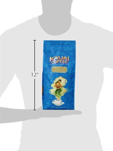 Premium Kauai Coffee Koloa Estate Medium Roast Whole Bean Coffee - 32oz Bag for Rich Flavor | Perfect for Home Brewing, Office Use & Gifts