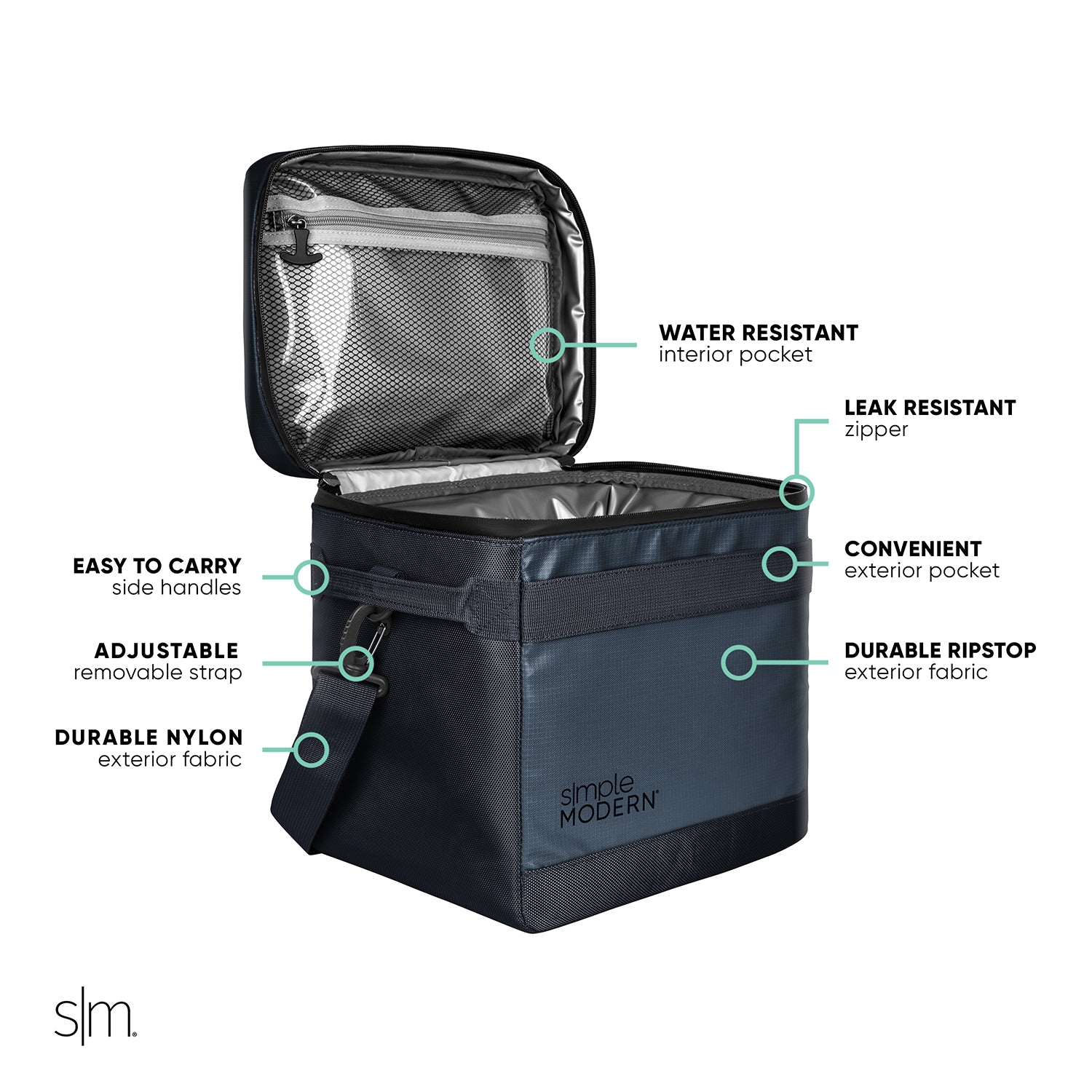 12 Can Soft Cooler - Portable Insulated Lunch Bag for Picnics, Beach, Camping & Outdoor Activities | Day Cooler for Drinks & Snacks