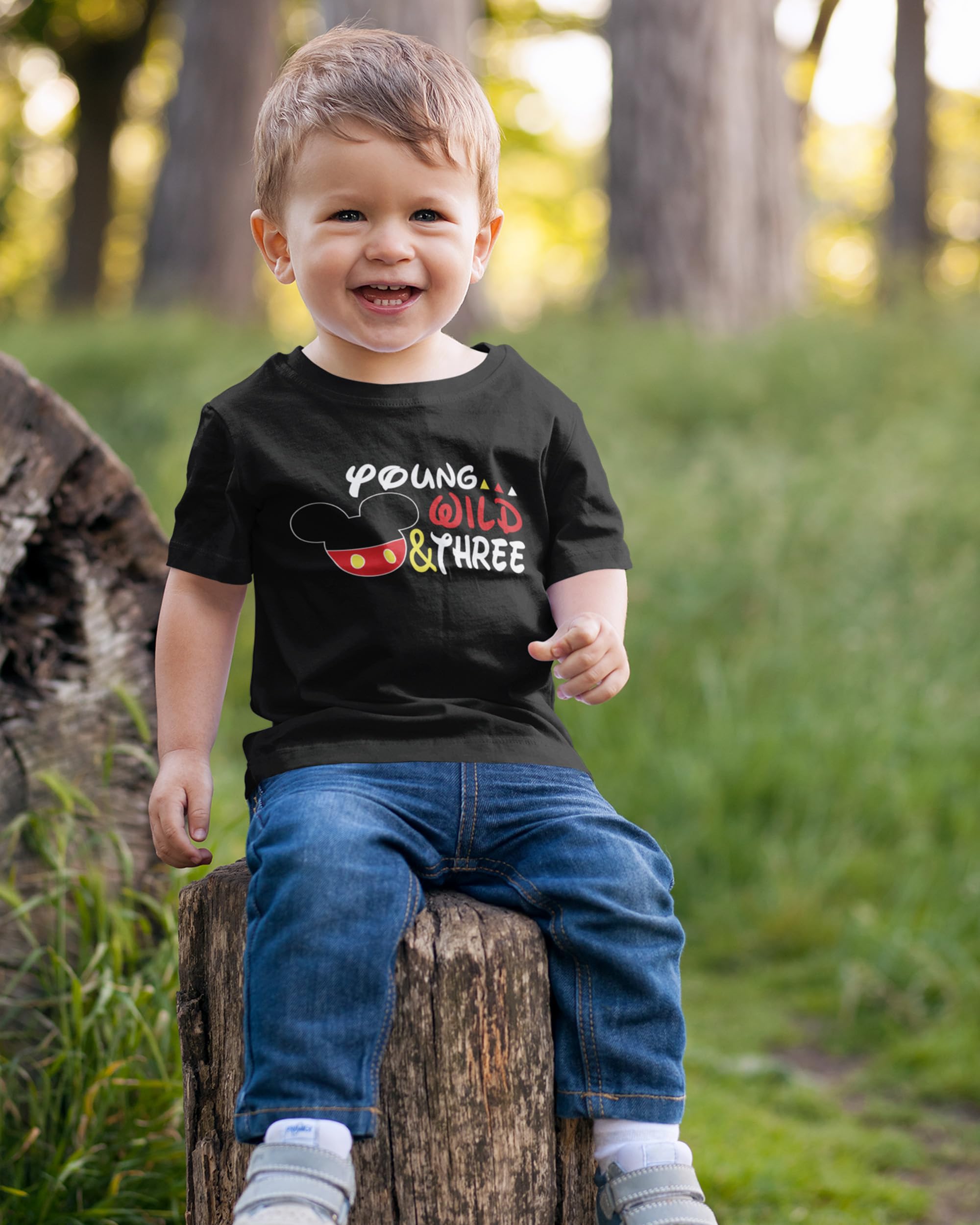 Luke and Lulu 3rd Birthday Mouse Shirt for Toddlers - Cute 3 Year Old Boy's Birthday Tee, Kids Party Outfit | Perfect for Birthday Parties, Photo Shoots & Special Celebrations