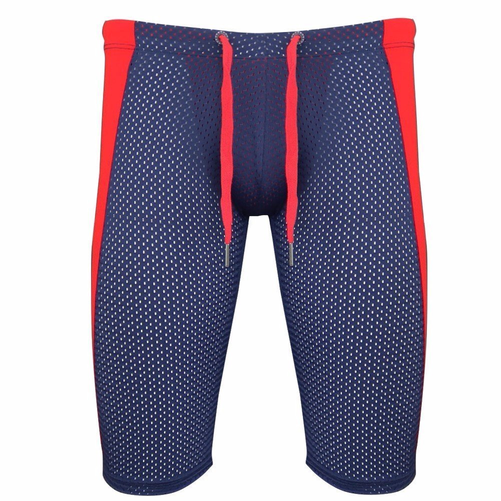FEESHOW Men's Workout Gym Shorts - Breathable Running Tights & Training Pants for Fitness, Yoga, Jogging - Perfect for Gym, Sports & Active Lifestyle