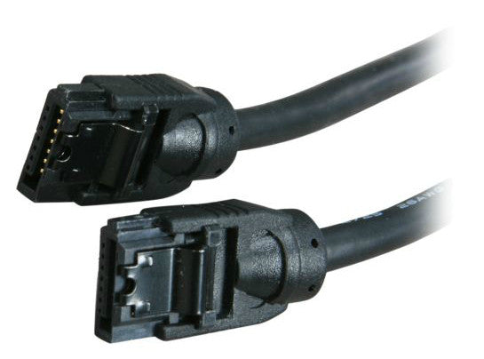 Premium SATA III 6Gbps Data Cable 36 Inch Black Straight to Straight for PC, SSD, HDD - High Speed Transfer for Gaming, Video Editing & Data Backup