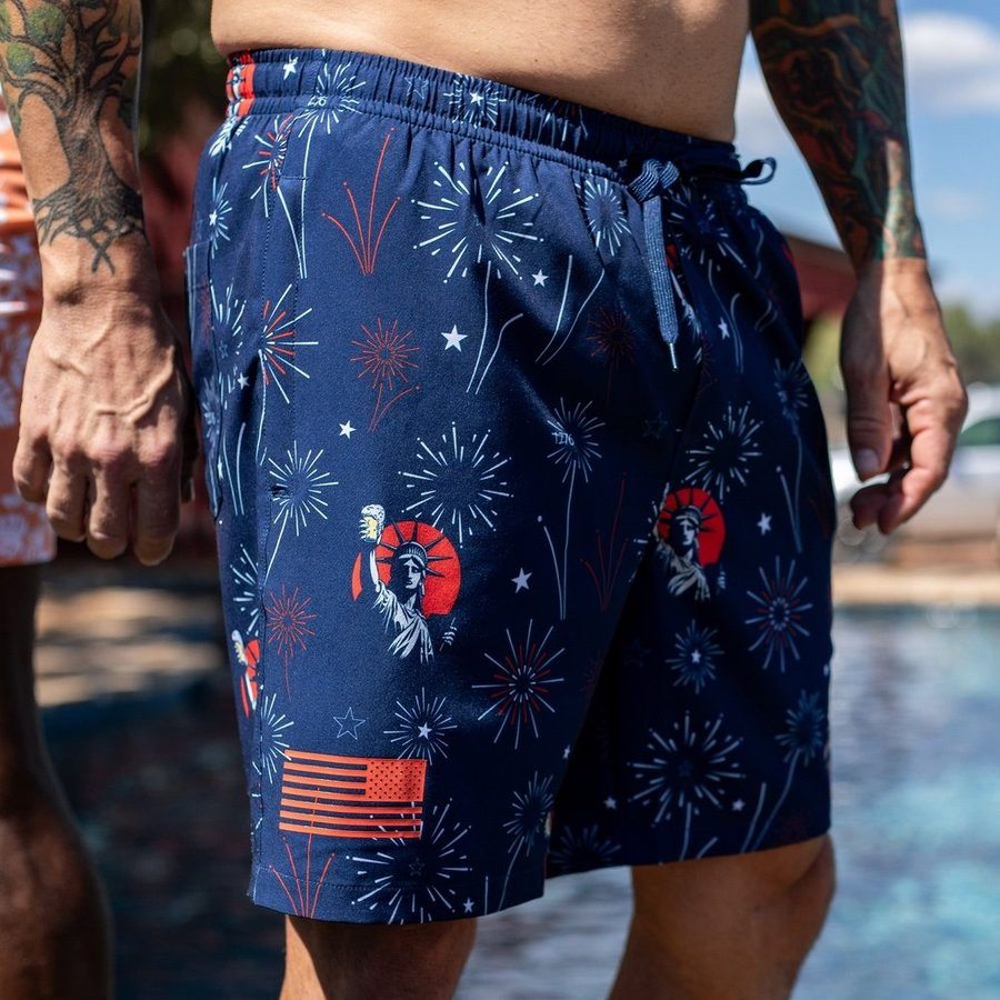 Grunt Trunks Men's Swim Shorts - Quick Dry, Comfortable & Stylish for Beach, Pool & Summer Vacation