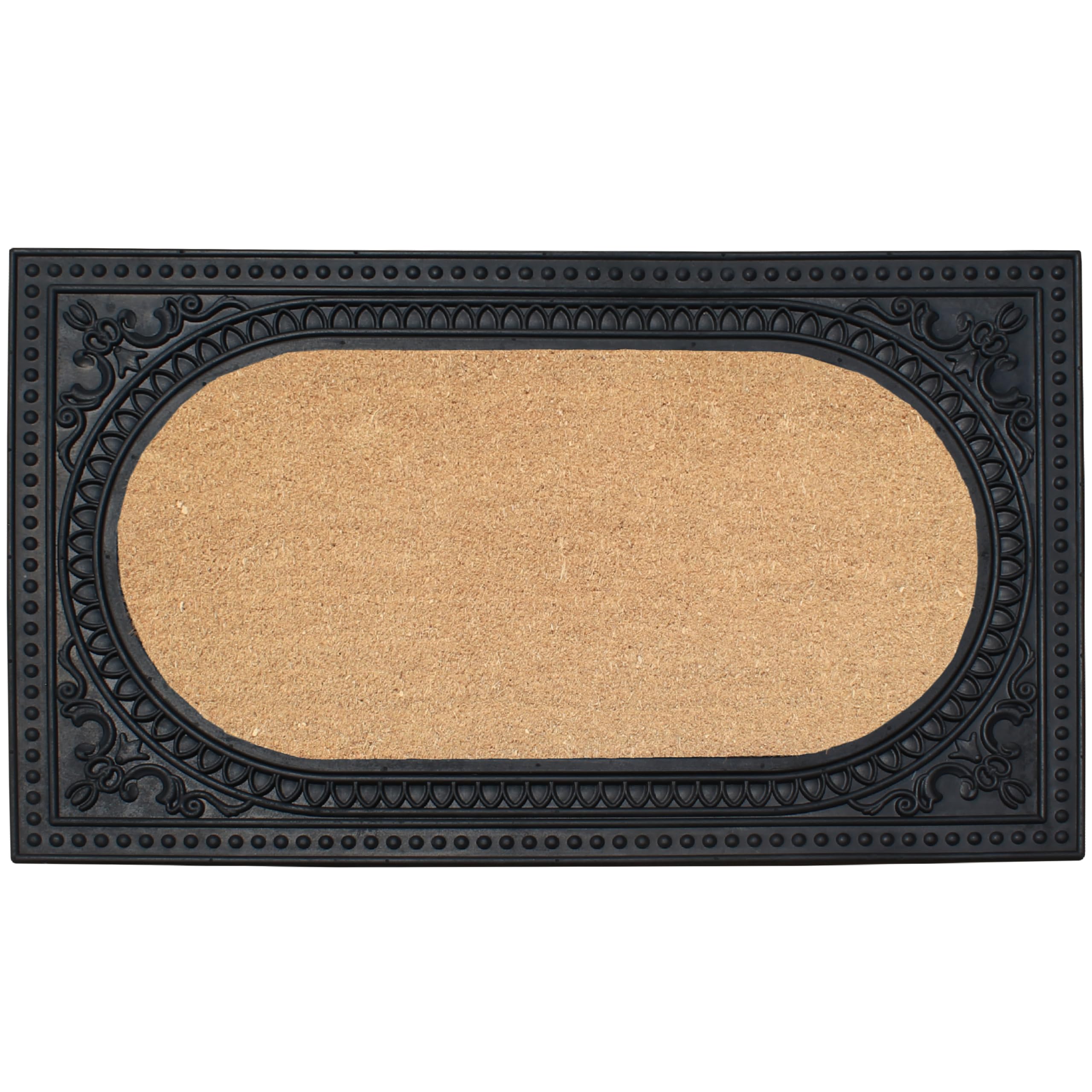 Premium A1HC Entrance Door Mat 23”x38” - Durable Non-Slip Large Outdoor Rug with Rubber Backing - Heavy Duty Thin-Profile Welcome Mat for High Traffic Areas - Perfect for Front Door, Patio, Garage & Mudroom Use