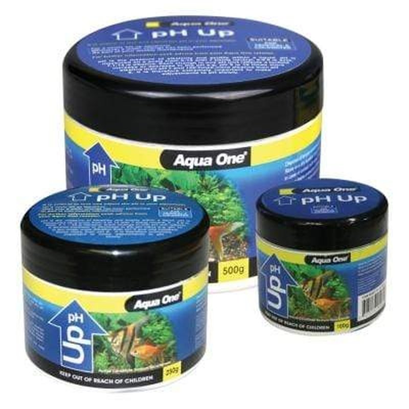 Aqua One pH Up Powder 500g - Premium Aquarium Water pH Balancer for Freshwater & Saltwater Tanks | Ideal for Fish Health & Water Clarity