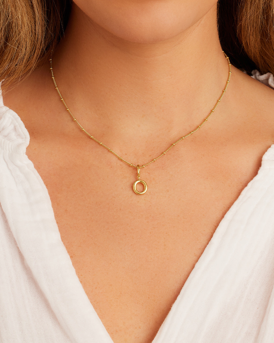Alphabet Helium Parker Charm - Stylish Initial Letter Pendant Necklace for Women, Perfect for Gifts, Birthdays & Everyday Wear