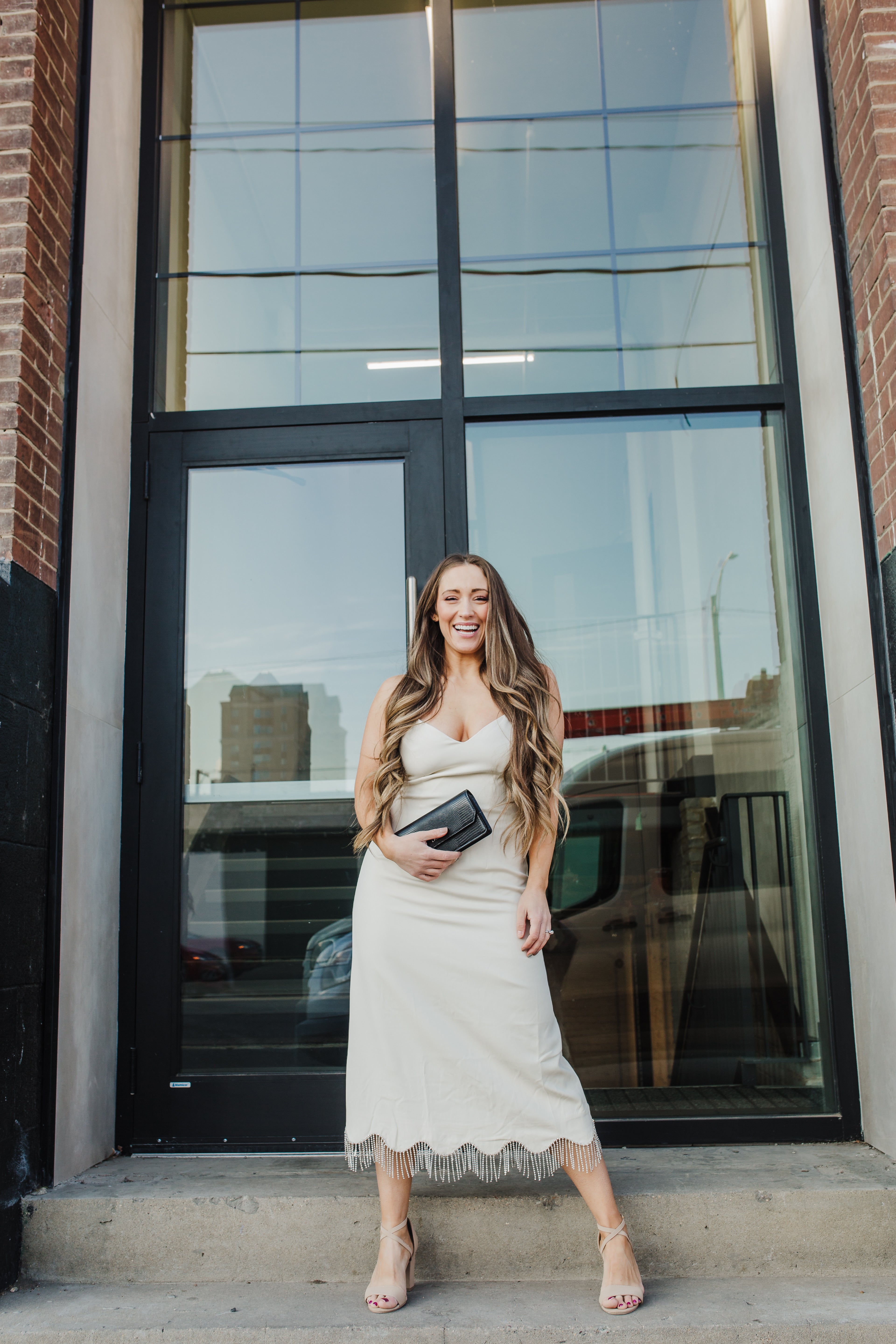 Carrey Dress - Women's Elegant Flowy Midi Dress for Casual & Party Wear | Perfect for Date Nights, Weddings & Office Outfits