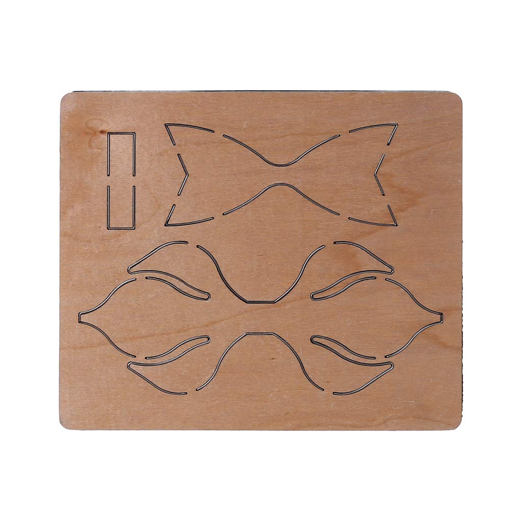 Bowknot Wooden Die Cutting Mold for Leather Crafting, Scrapbooking & Embossing - DIY Jewelry Making Tool for Earrings, Leather Crafts - Perfect for Handmade Gifts & Card Decorations