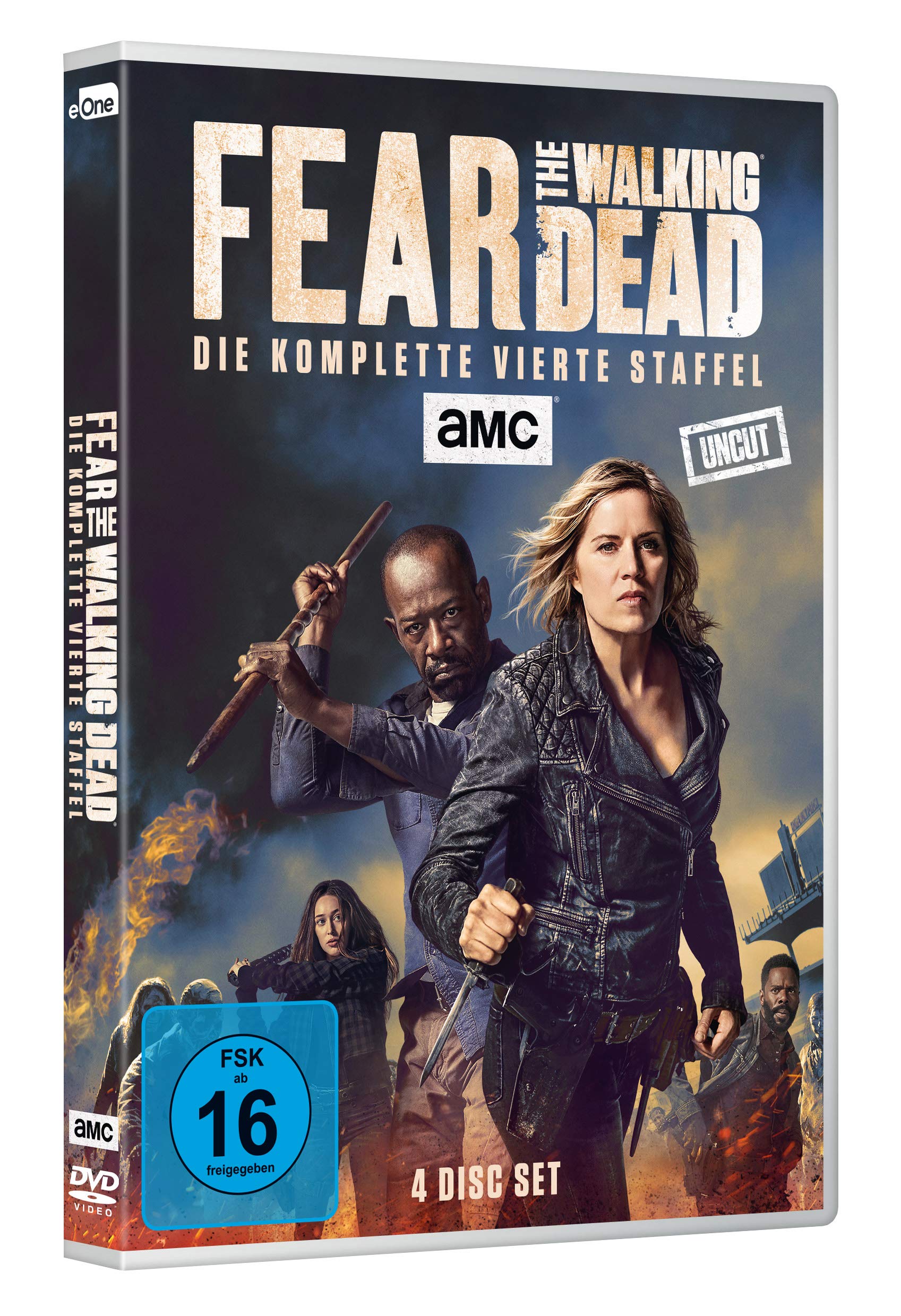 Fear the Walking Dead Season 4 DVD - Complete Fourth Season with Bonus Features | Post-Apocalyptic Zombie Thriller Series for Horror Fans & Collectors | Perfect for Movie Nights and Halloween Parties