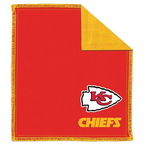 Official NFL Kansas City Chiefs Microfiber Bowling Towel - Super Absorbent Shammy for Bowling, Sports, and Car Cleaning - Perfect for Fans and Athletes