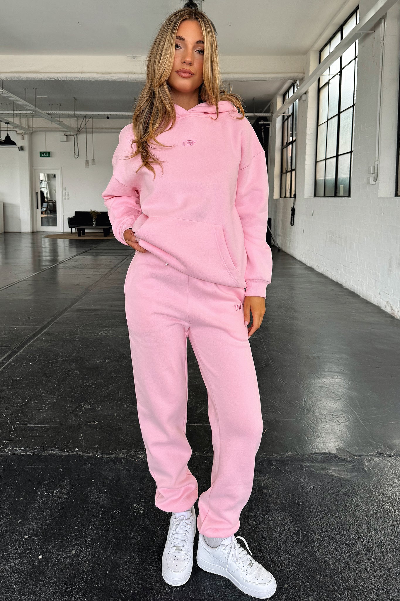 Kaztek Women's Soft Comfortable Sweatpants - Pink Casual Lounge Pants for Yoga, Running & Home Wear