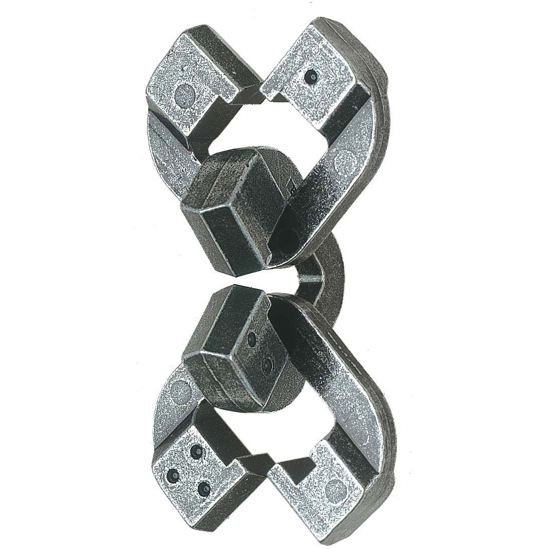 Hanayama Chain Puzzle - Brain Teaser Metal Puzzle for Adults & Teens - Perfect for Stress Relief, Gifts & Travel Entertainment
