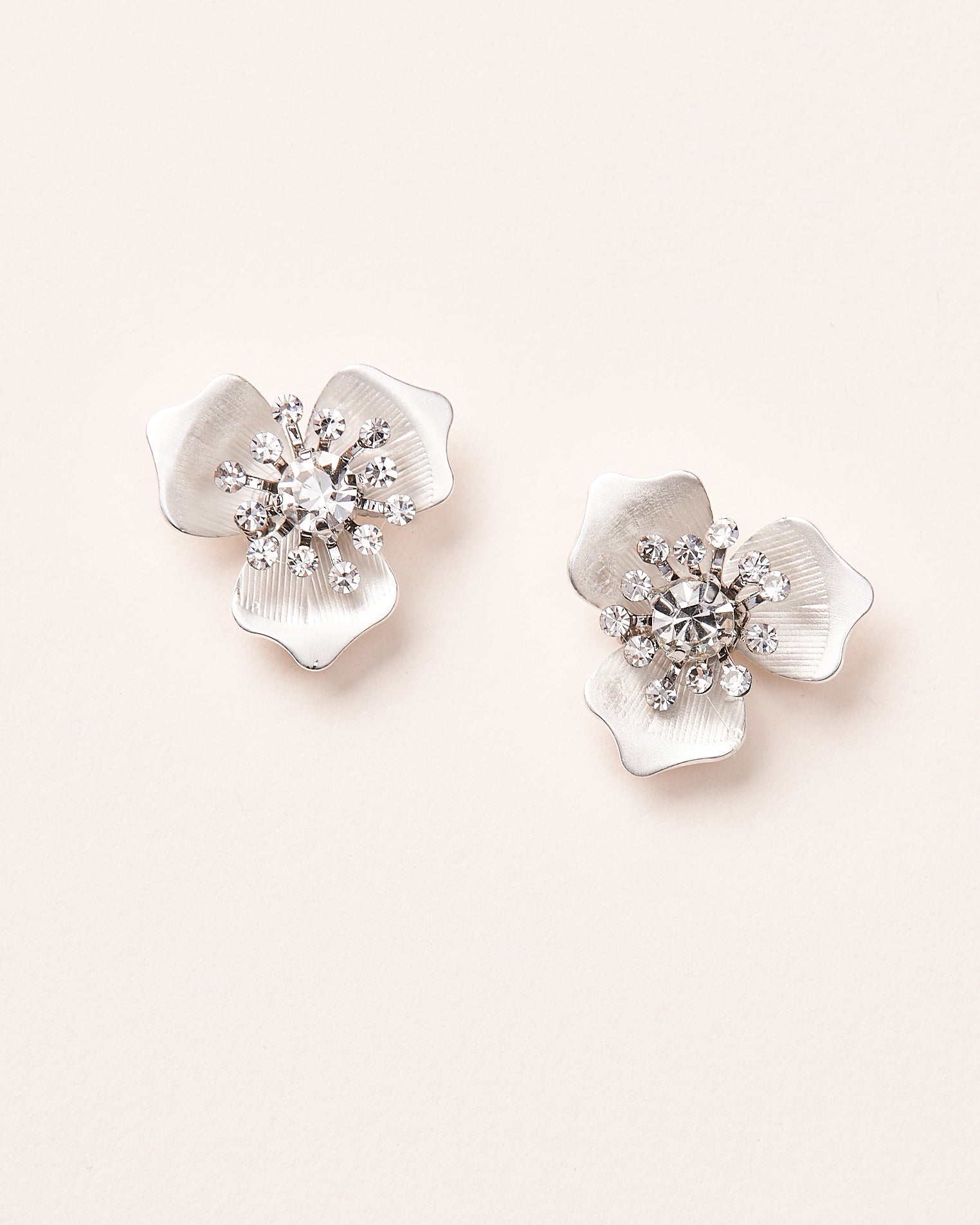 Kacie Floral Stud Earrings for Women - Dainty Rose Gold Flower Earrings - Hypoallergenic Fashion Jewelry for Everyday Wear & Special Occasions