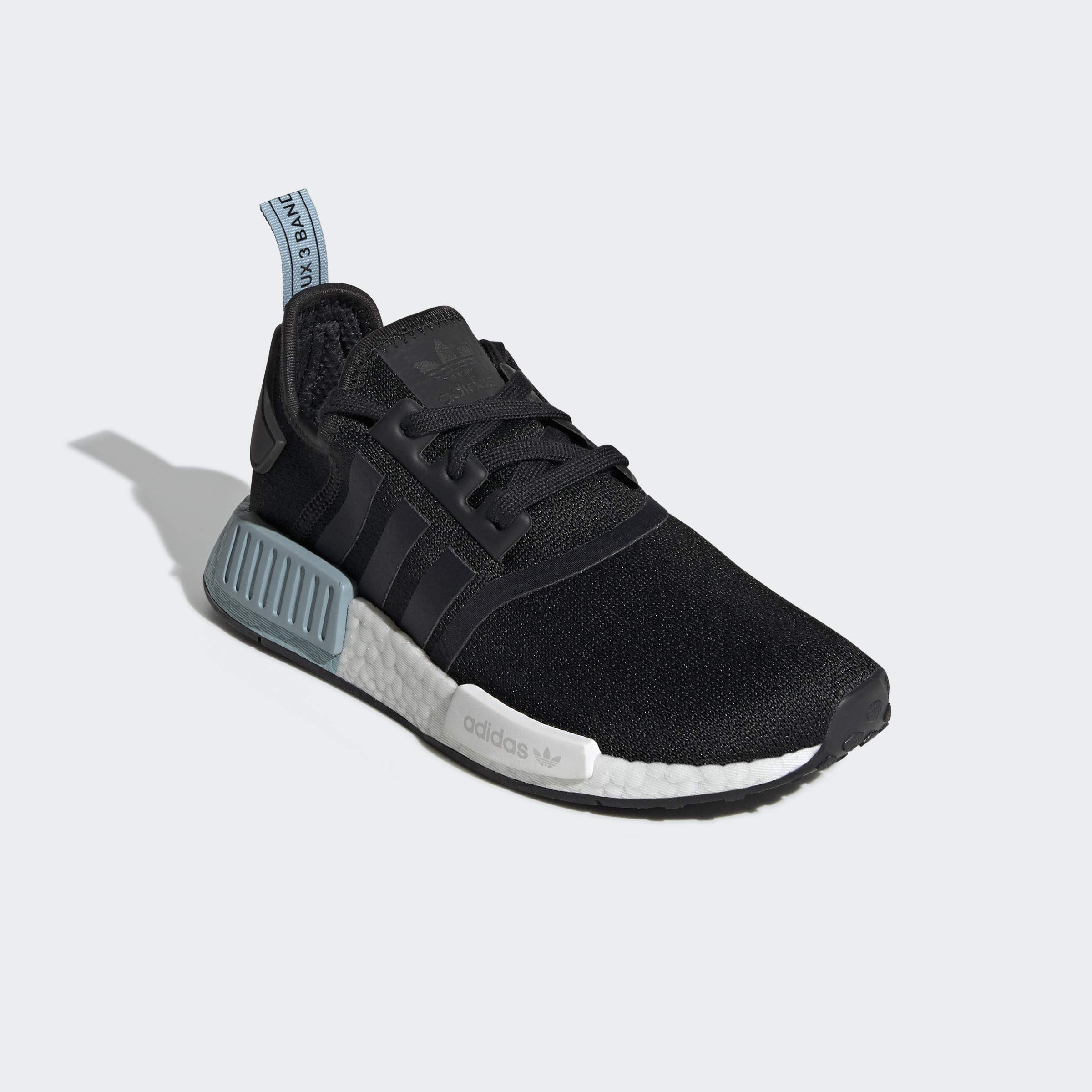 adidas Originals Women's NMD_R1 Sandals - Black/Ash Grey | Comfortable Athletic Slides for Running, Gym & Casual Wear | Size 11 US