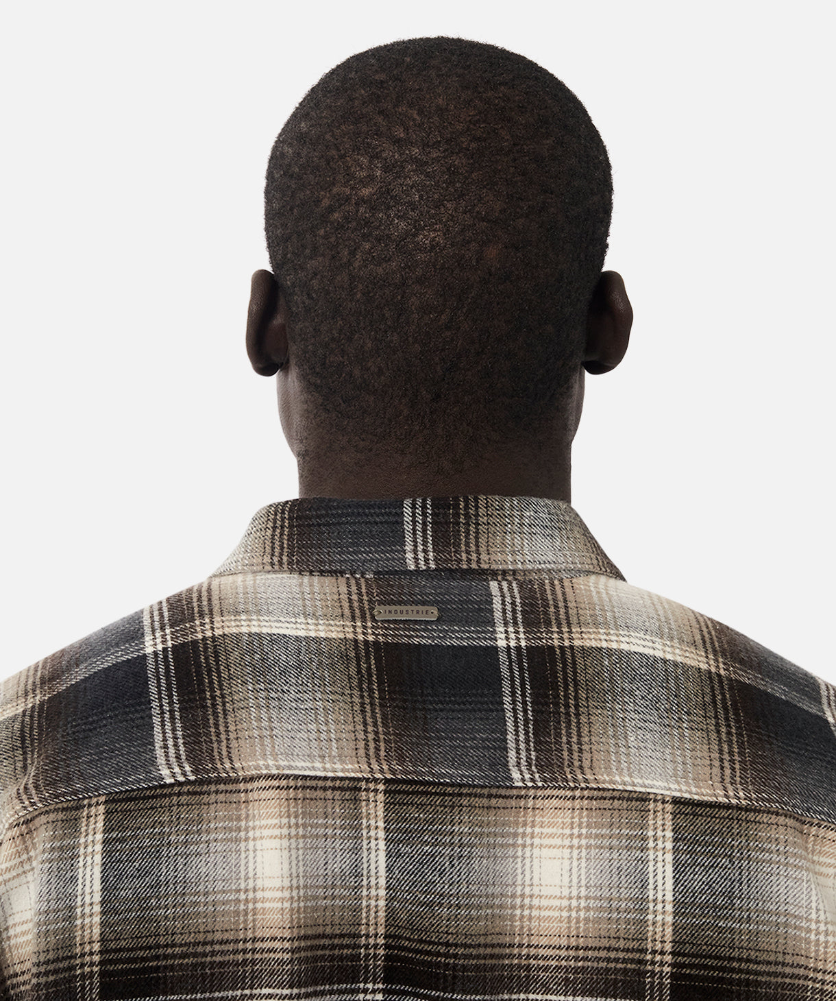 Pittsfield Long Sleeve Shirt for Men - Charcoal & Brown Plaid Flannel Shirt - Comfortable Casual Wear for Outdoor Activities & Work