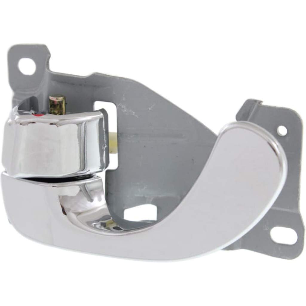 Mitsubishi Galant 1999-2003 Chrome Interior Door Handle with Lock Button - Driver Side Front Replacement for All Submodels | Car Accessories & Interior Upgrade
