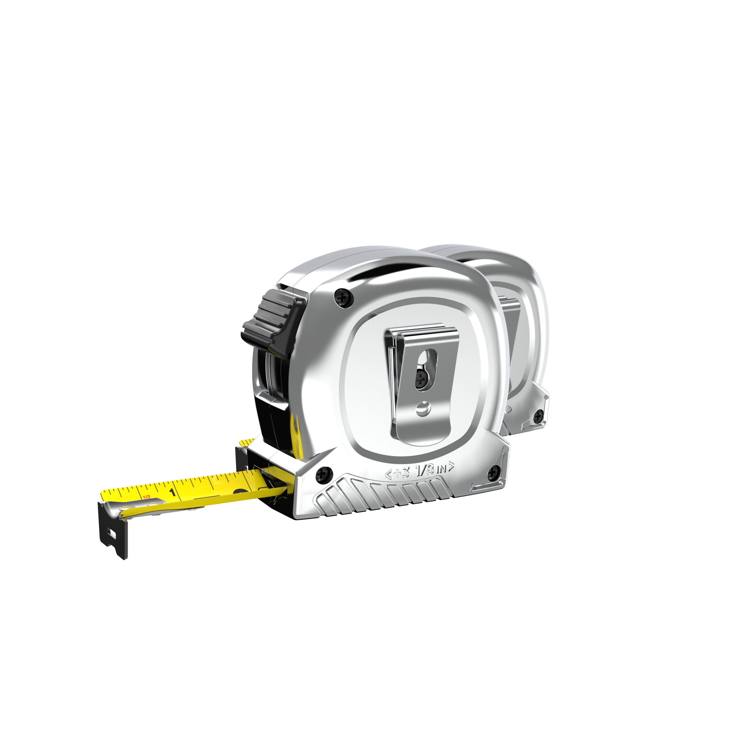 25 ft & 16 ft Tape Measure Bundle - Heavy Duty Retractable Measuring Tape with Lock - Perfect for Construction, DIY Projects & Home Improvement