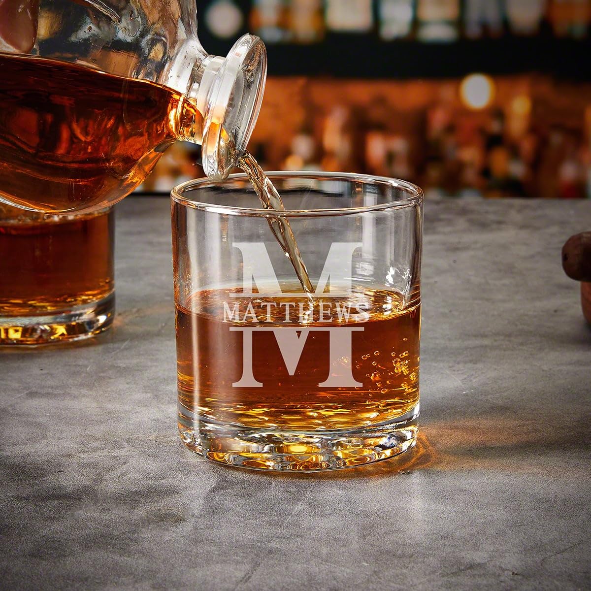 Premium Whiskey Stones Gift Set - Oakmont Bullet Ice Cubes for Chilling Whiskey, Bourbon & Scotch - Reusable & Non-Diluting - Perfect for Home Bars, Gifts & Cocktail Parties