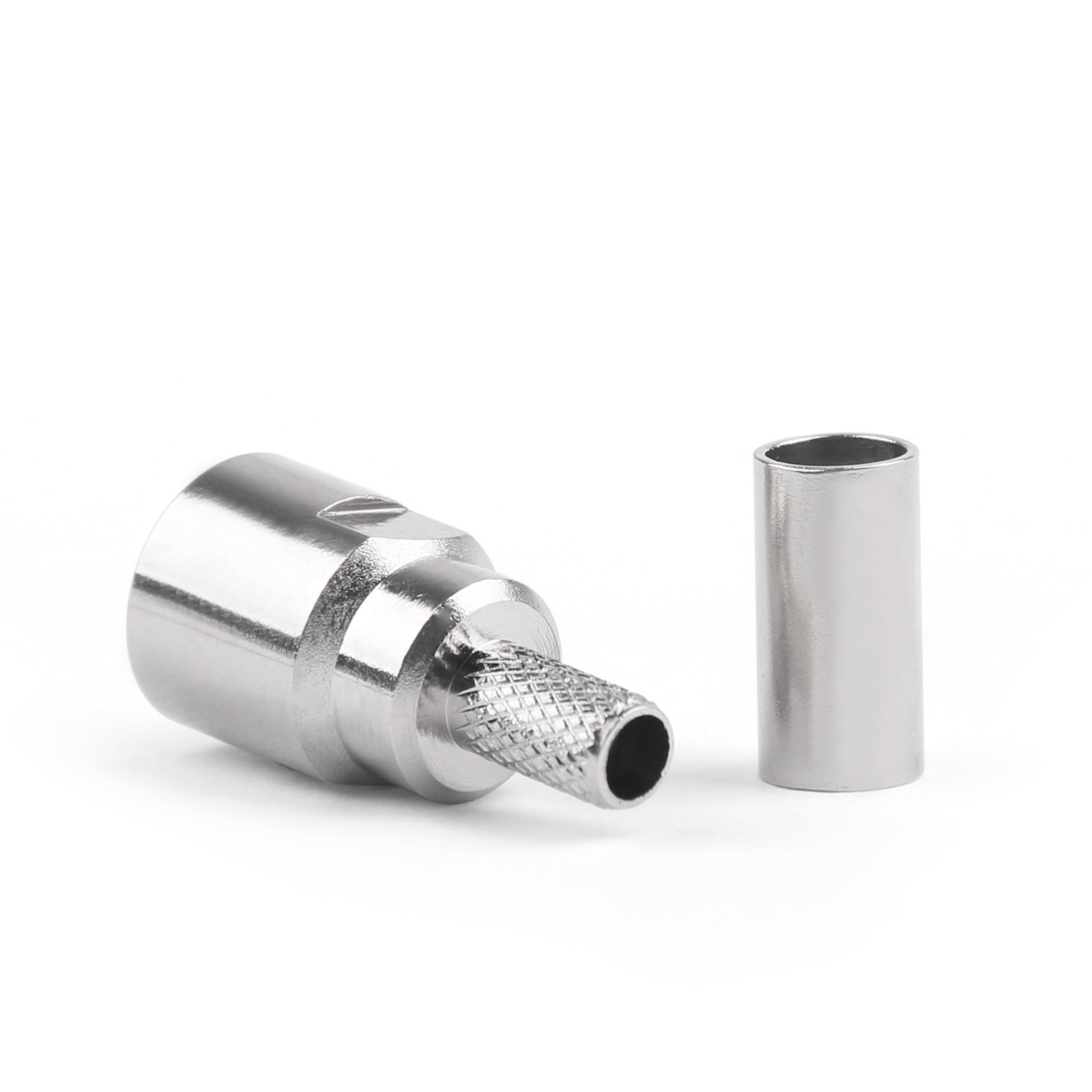 10Pcs FME Male Plug Crimp Connector RF Coax Adapter for RG58 RG142 RG400 LMR195 - Perfect for Antenna, CCTV, and Ham Radio Installations