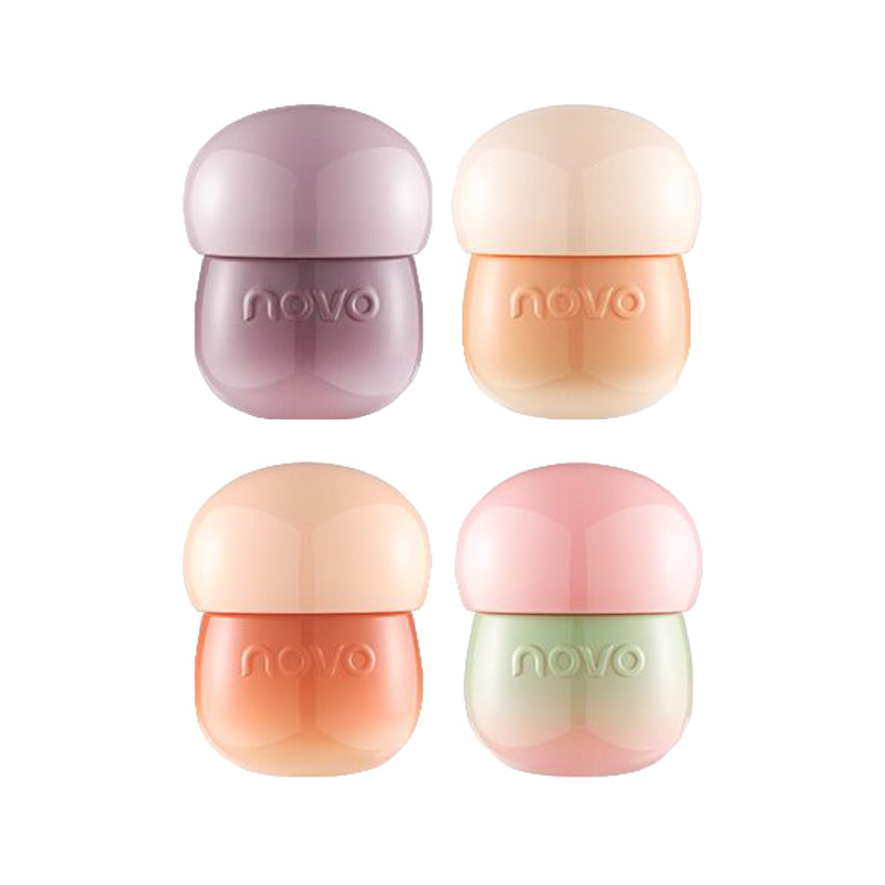 NOVO Aqua Gloss Mirror Mushroom Lip Tint - Long Lasting Hydrating Lip Stain with Shiny Finish, Perfect for Daily Wear, Date Night and Makeup Looks
