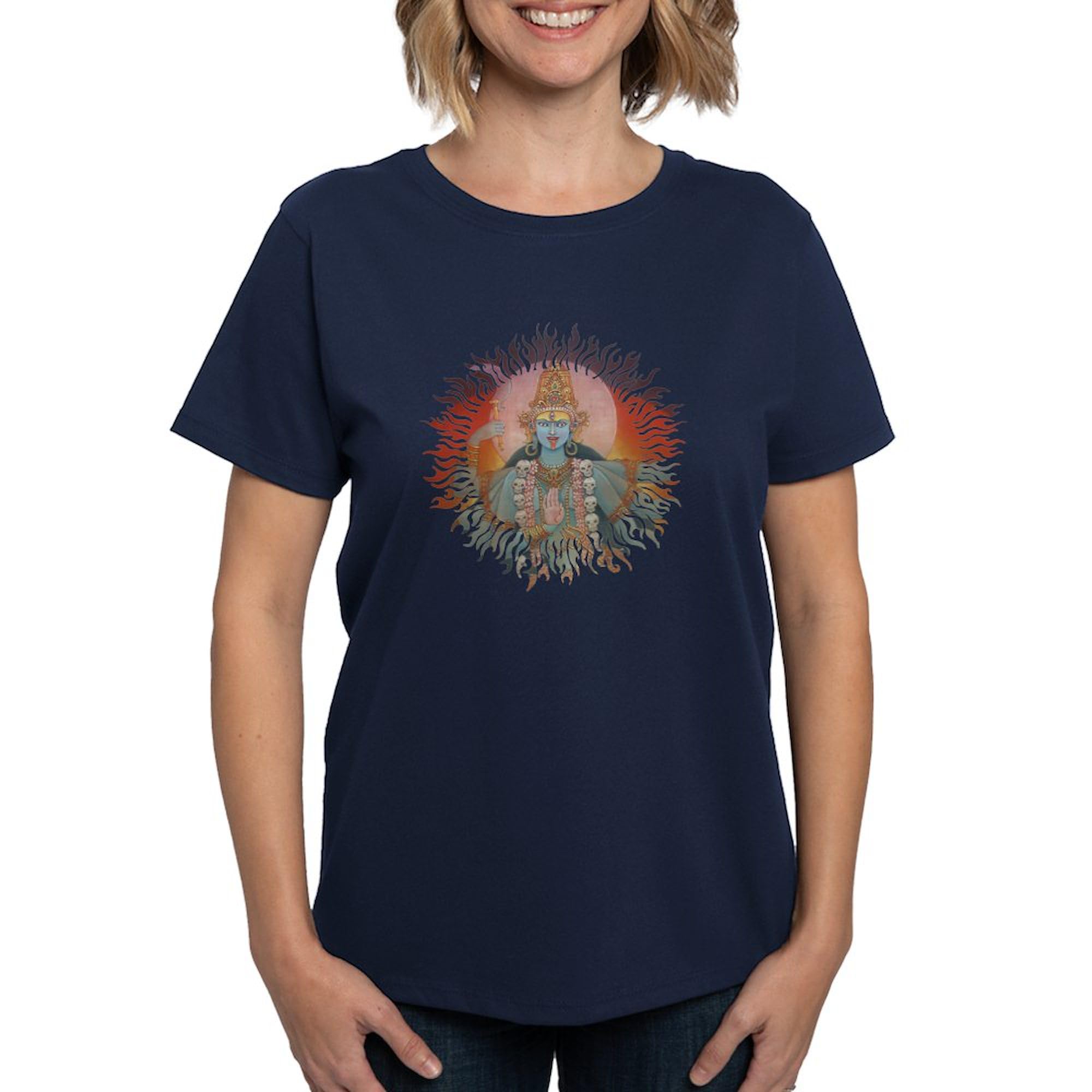 Kali T-Shirt for Women - Soft Cotton Dark Tee for Casual Wear & Yoga | CafePress