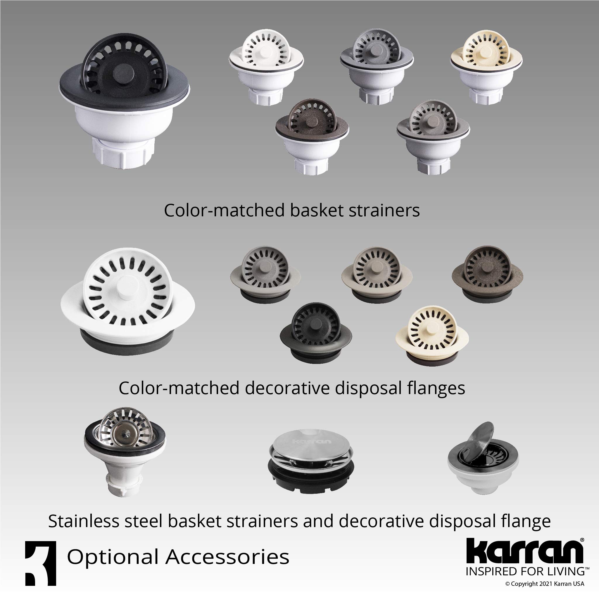 Karran QT-810 33-inch Top Mount Double Bowl Quartz Kitchen Sink in Concrete Gray - Durable Stain-Resistant Undermount Sink for Modern Farmhouse & Contemporary Kitchens