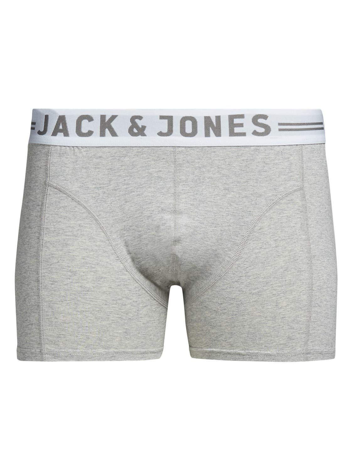 JACK & JONES Men's 3-Pack Casual Shorts - Comfortable Summer Short Pants for Gym, Beach & Everyday Wear