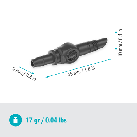 Garden Hose Connector 4.6mm (3/16
