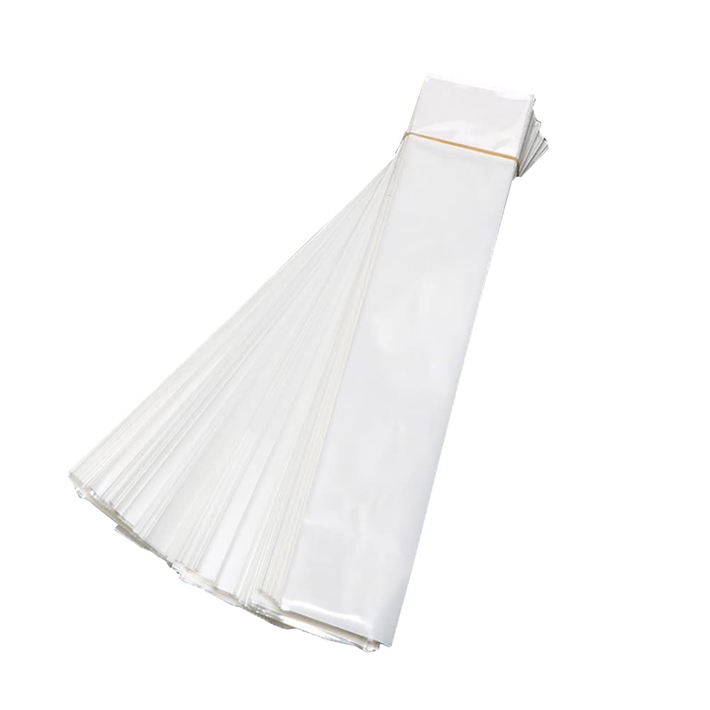 100 Pcs Clear Jewelry Display Bags - Plastic Flat Treat Bags for Necklace Bracelet Packaging & Jewelry Wrapping - Perfect for Retail Stores, Craft Shows & Online Boutique Display