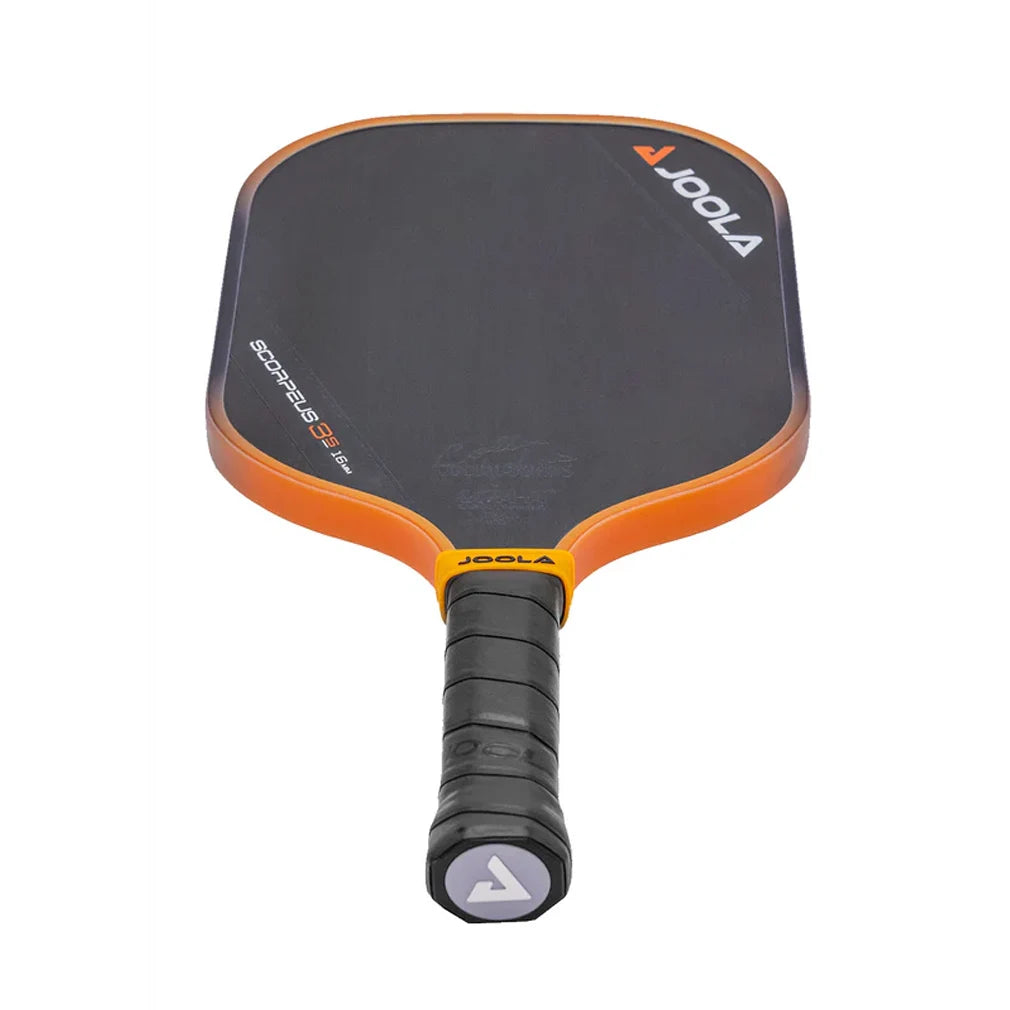 Collin Johns Scorpeus Pro IV 16mm Pickleball Paddle - Premium Carbon Fiber Paddle for Competitive Play & Tournament Use - Perfect for Singles & Doubles Matches, Outdoor & Indoor Games
