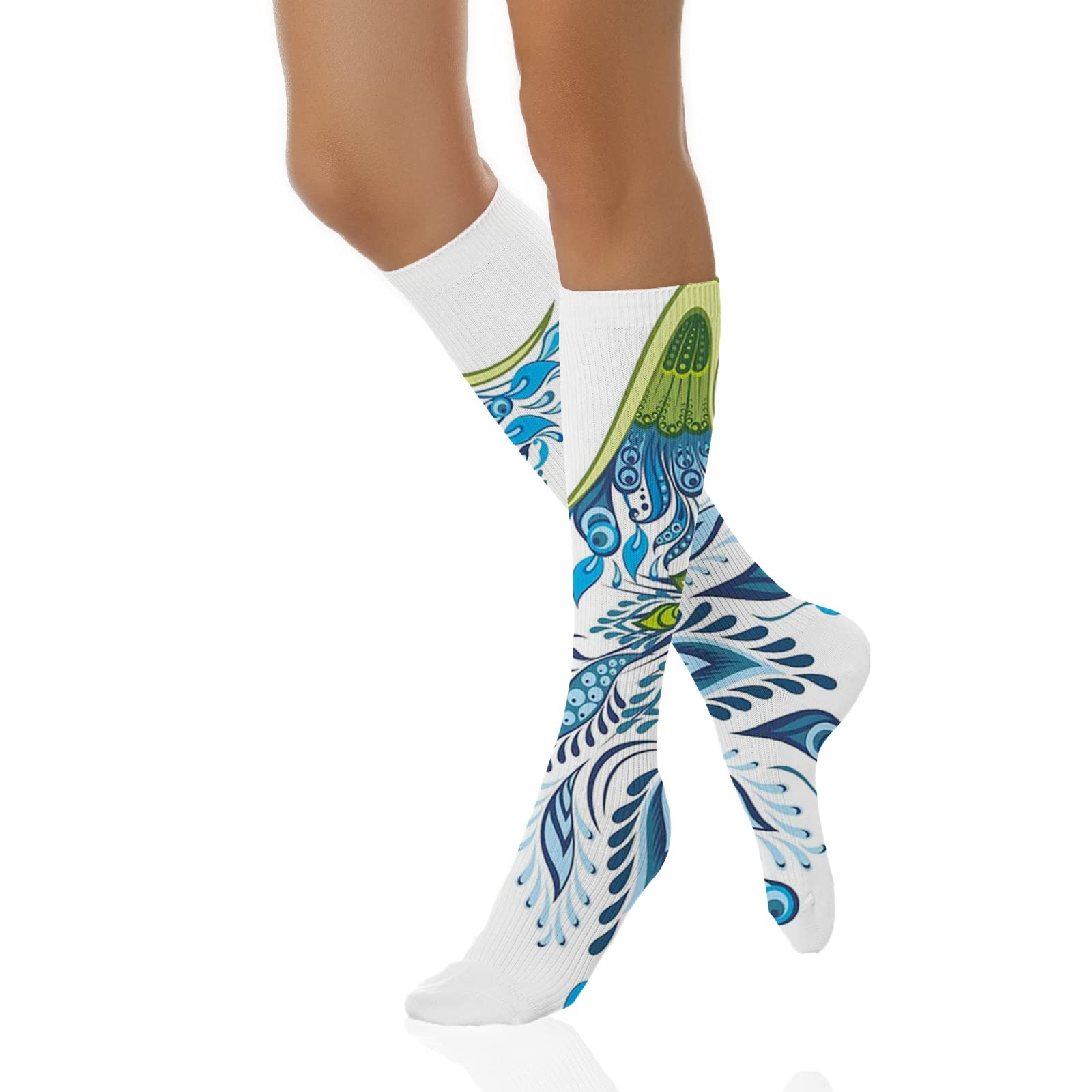 Best Compression Socks for Women & Men - Winter Warm Support Socks for Running, Athletic, Nursing, Travel - Perfect for Workouts, Long Flights & Daily Comfort