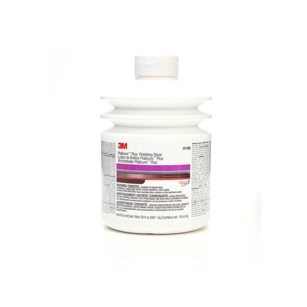 3M™ Platinum™ Plus Glaze (31180) - Premium Car Paint Glaze for High-Gloss Finish & Scratch Protection - Perfect for Auto Detailing & Show Car Enhancement