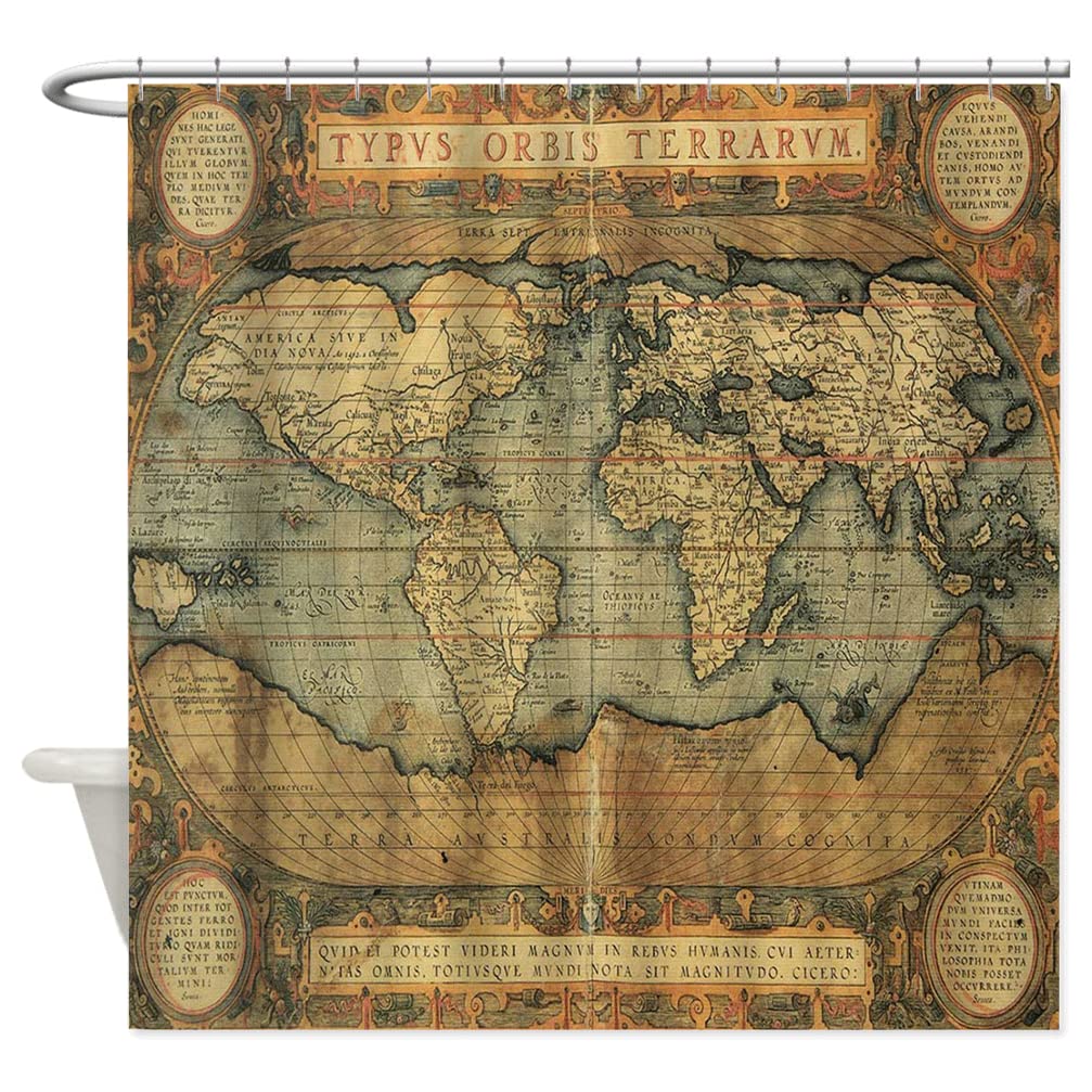 Waterproof Fabric Bath Shower Curtain 55