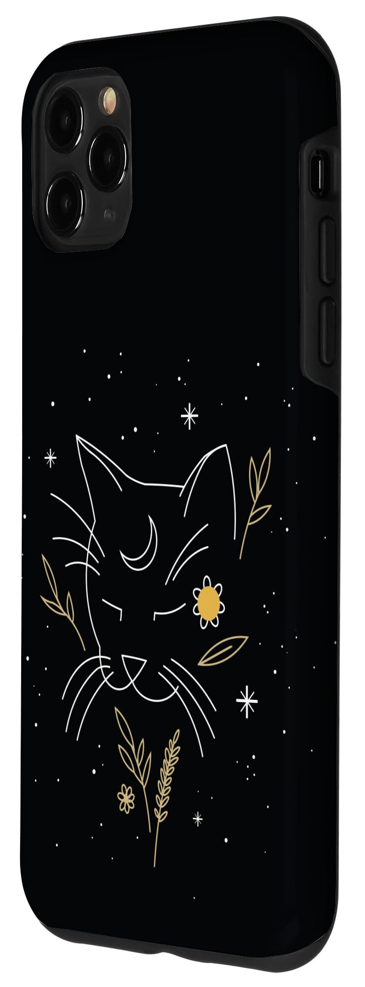iPhone 11 Pro Max Case - Witchy Black Cat Moon Magic Design | Protective Phone Cover for Halloween, Witchcraft Aesthetic & Gothic Style | Perfect for Spooky Season, Wiccan Practitioners & Cat Lovers