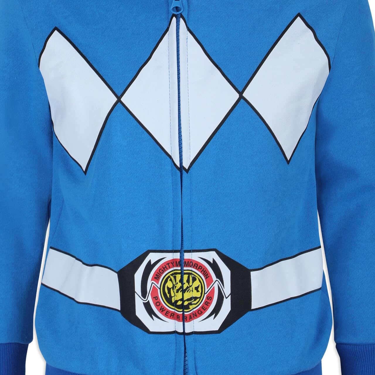 Hasbro Power Rangers Boys Zip Up Hoodie for Kids - Lightweight & Comfortable Pullover Jacket for School, Playdates & Outdoor Activities