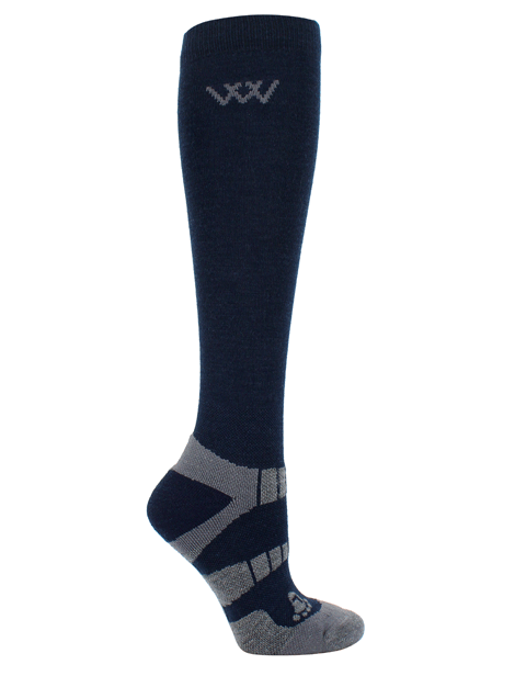 Woof Wear Long Winter Riding Socks for Equestrians - Warm Fleece-Lined Horse Riding Socks for Women & Men - Perfect for Cold Weather Riding, Horse Shows, and Stable Work