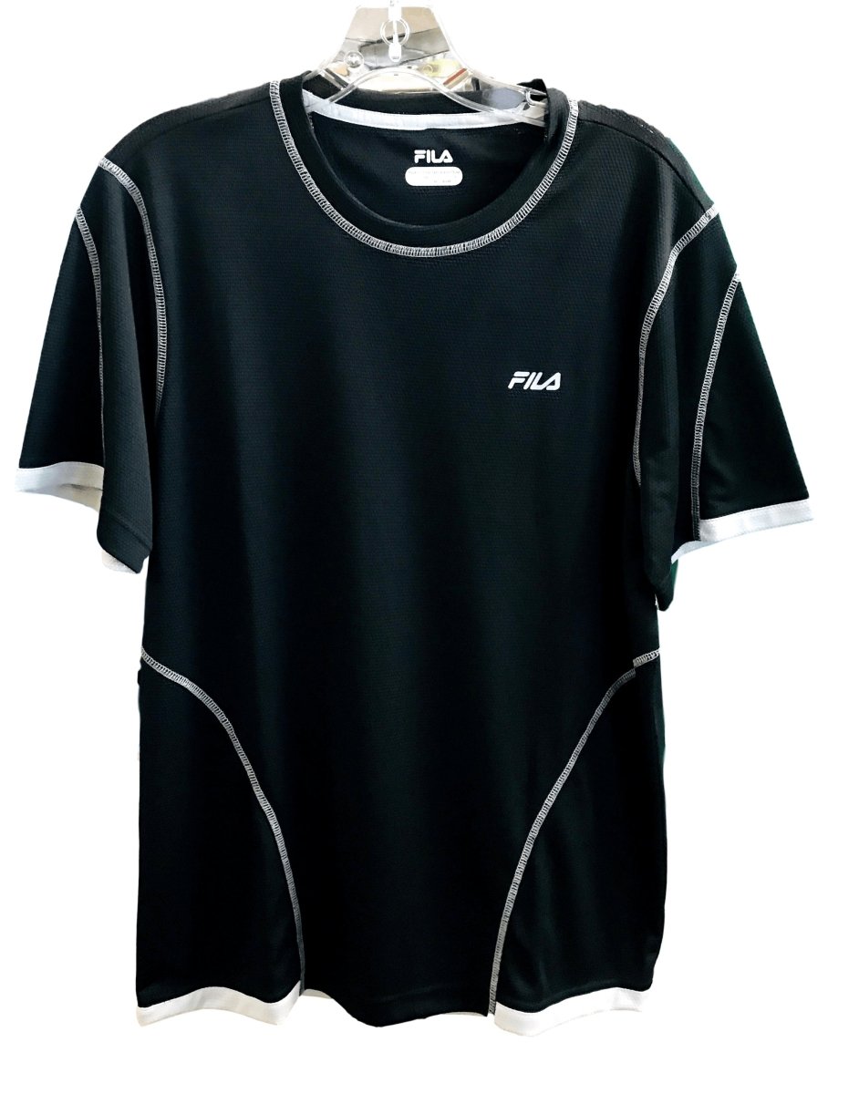 Fila Men's Zero Gravity Crew Neck T-Shirt - Lightweight, Breathable & Comfortable for Casual Wear, Gym & Everyday Use