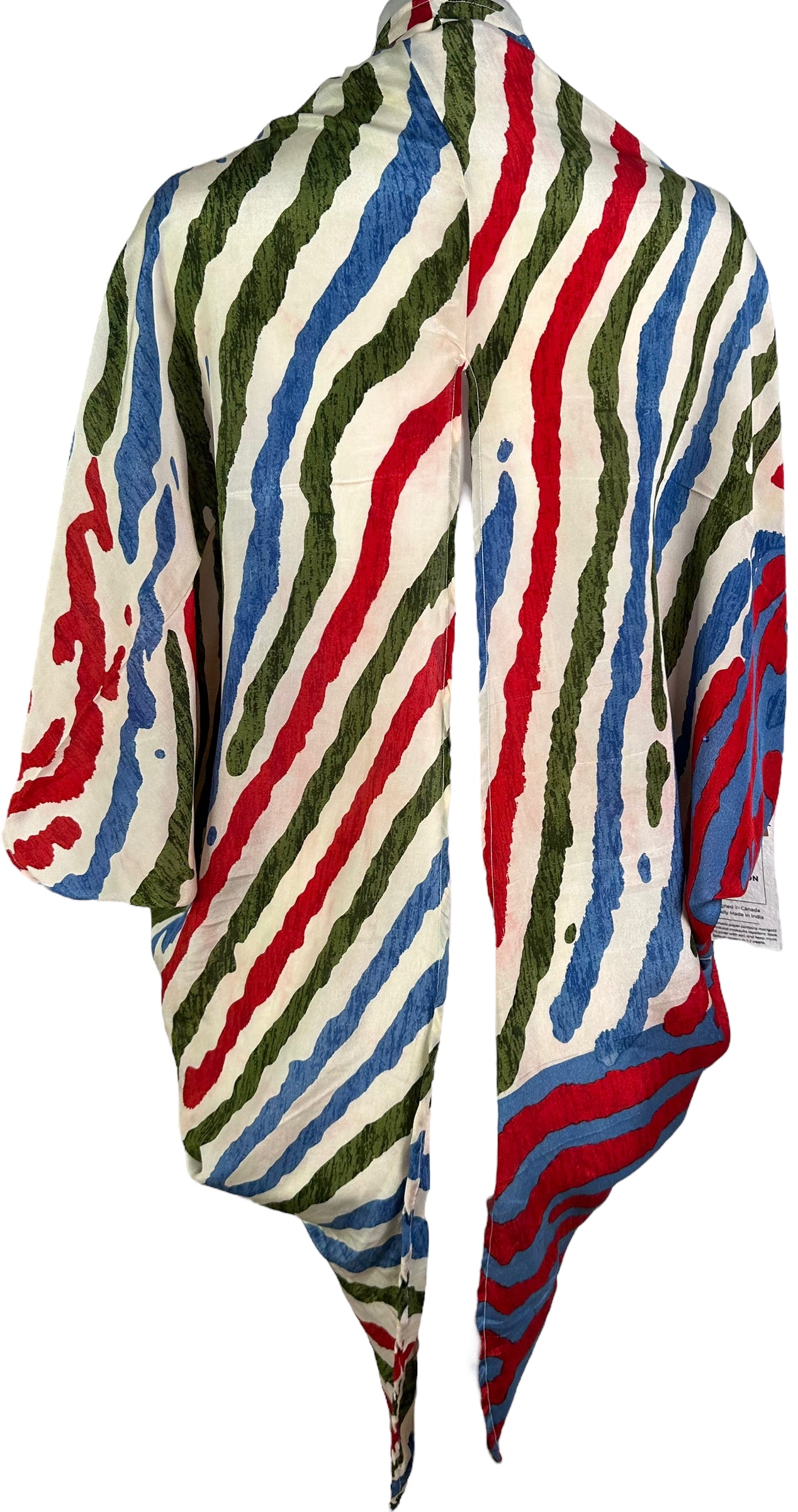 PRC6664 Wabi Sabi Pure Silk Cardigan for Women - Lightweight Luxury Silk Wrap - Elegant Kimono Style Cover Up for Home, Office & Special Occasions