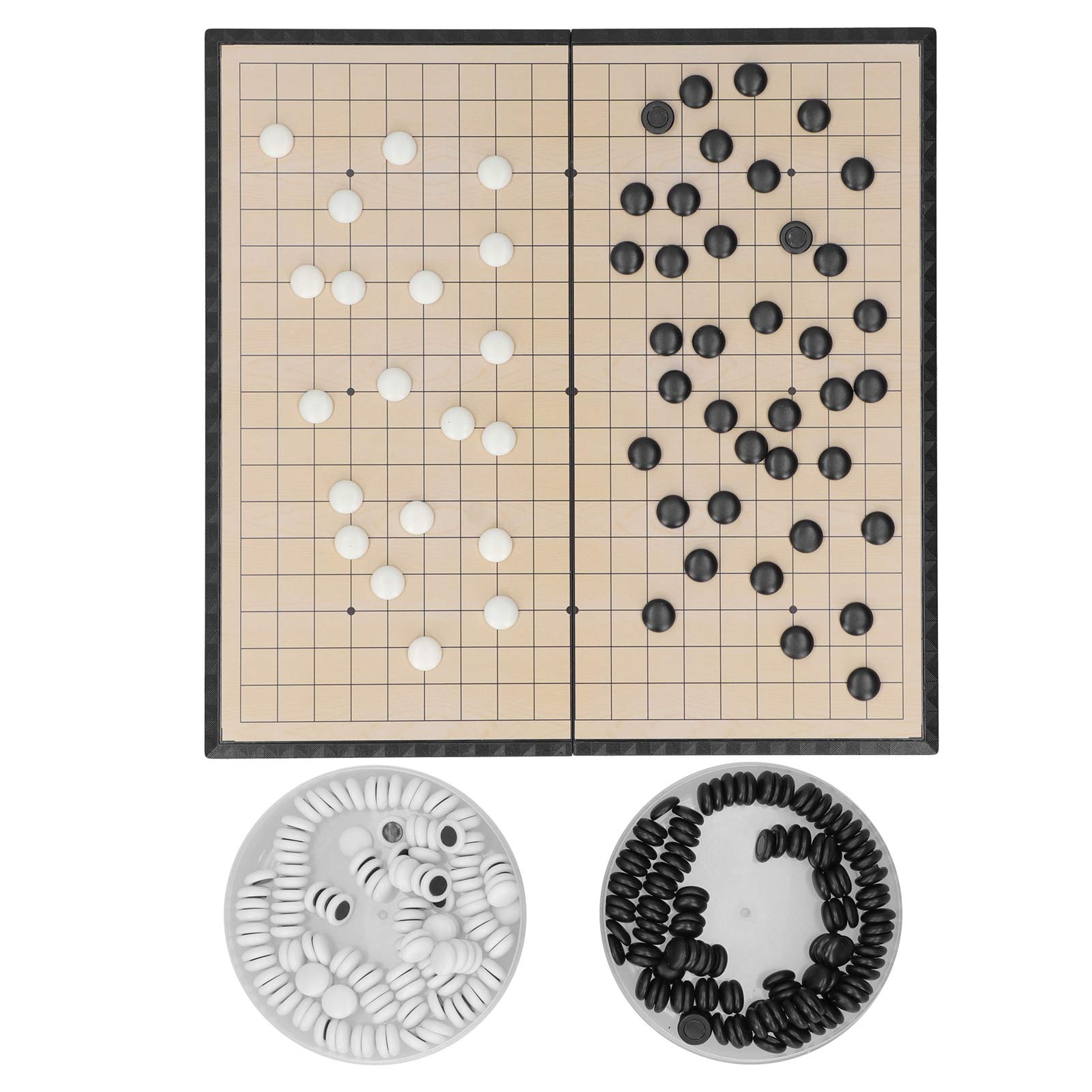 Magnetic Go Game Set for Kids & Adults - Folding Board, Educational Chess Toy for Leisure & Sports