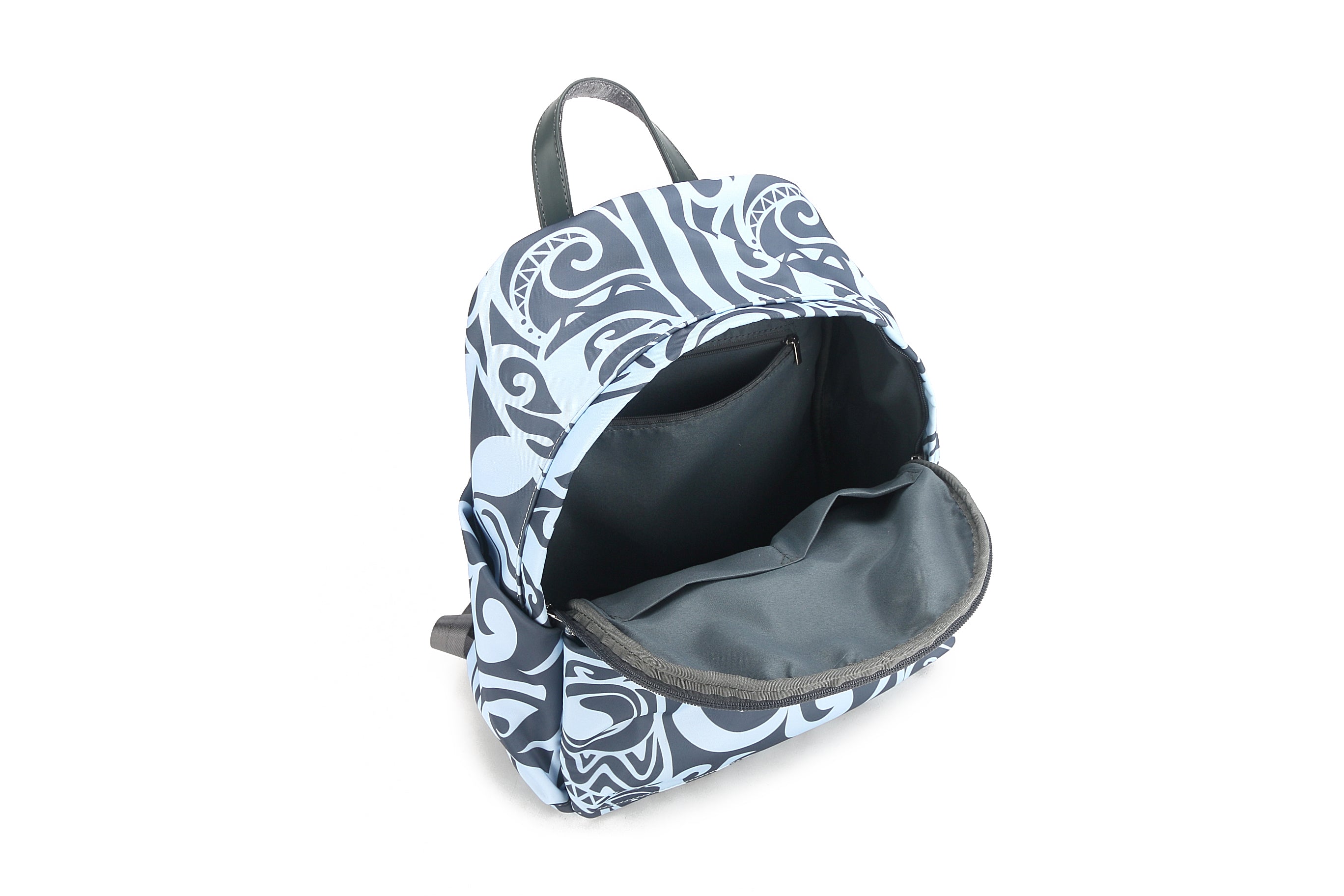 Keʻolu Tapa Tiare Teal Backpack - Lightweight Durable Travel Backpack for Hiking, School & Daily Use