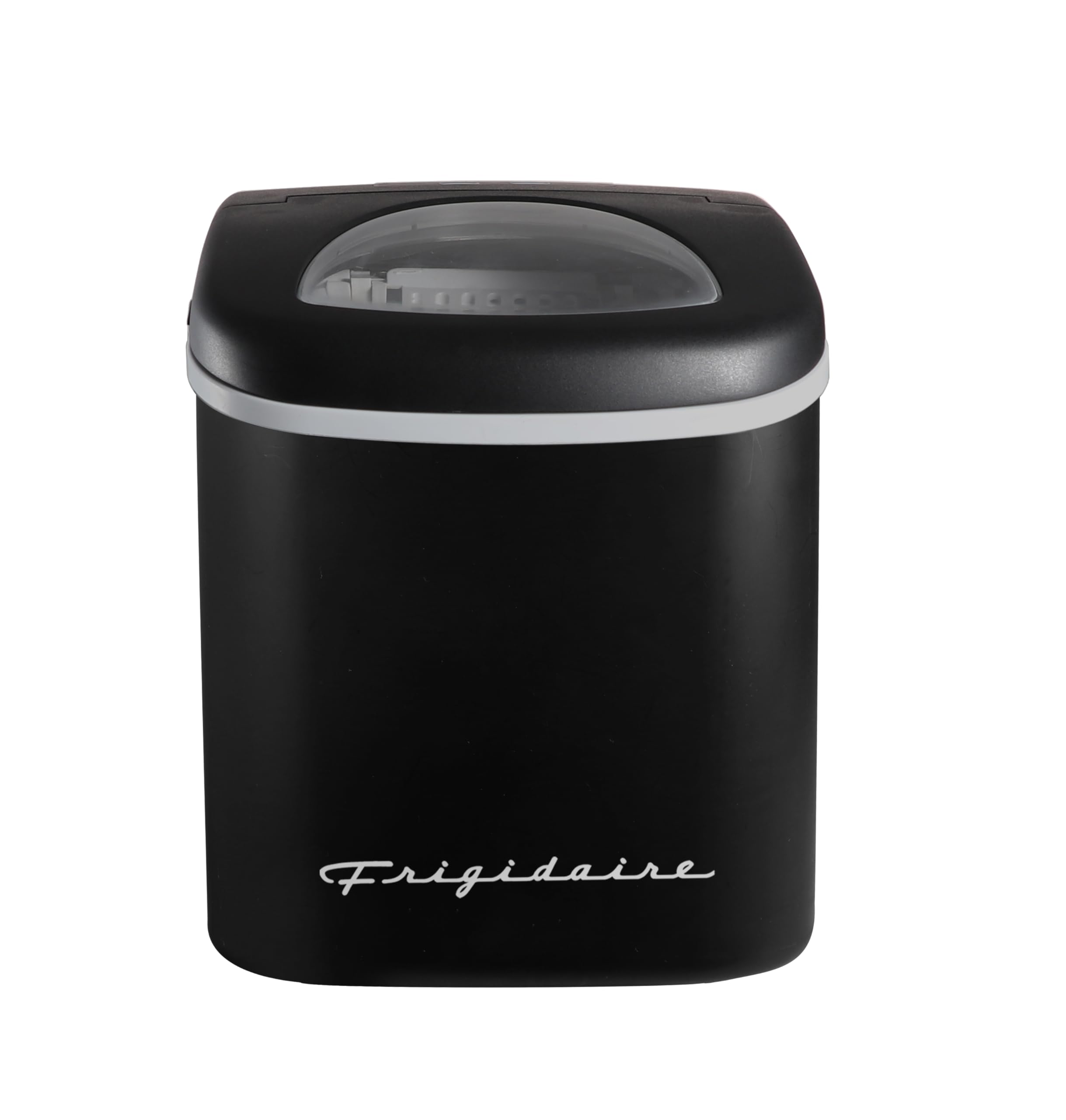 FRIGIDAIRE EFIC128AMZBLK Compact Countertop Ice Maker - 26 lbs Daily Output, Black - Perfect for Home, Office, and Small Business Use