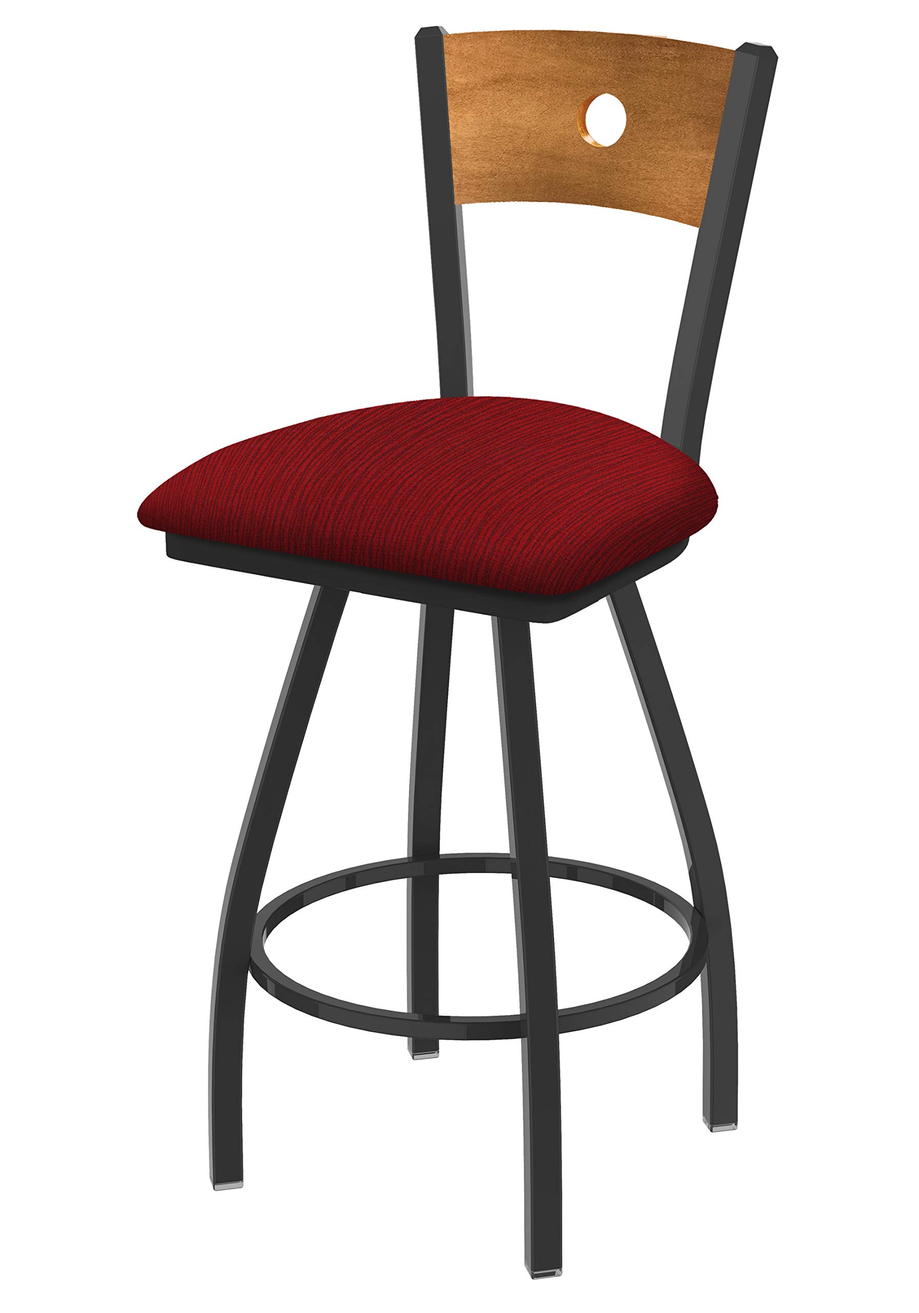 Holland Bar Stool Co. XL 830 Voltaire Swivel Bar Stool - Graph Ruby Finish, 30