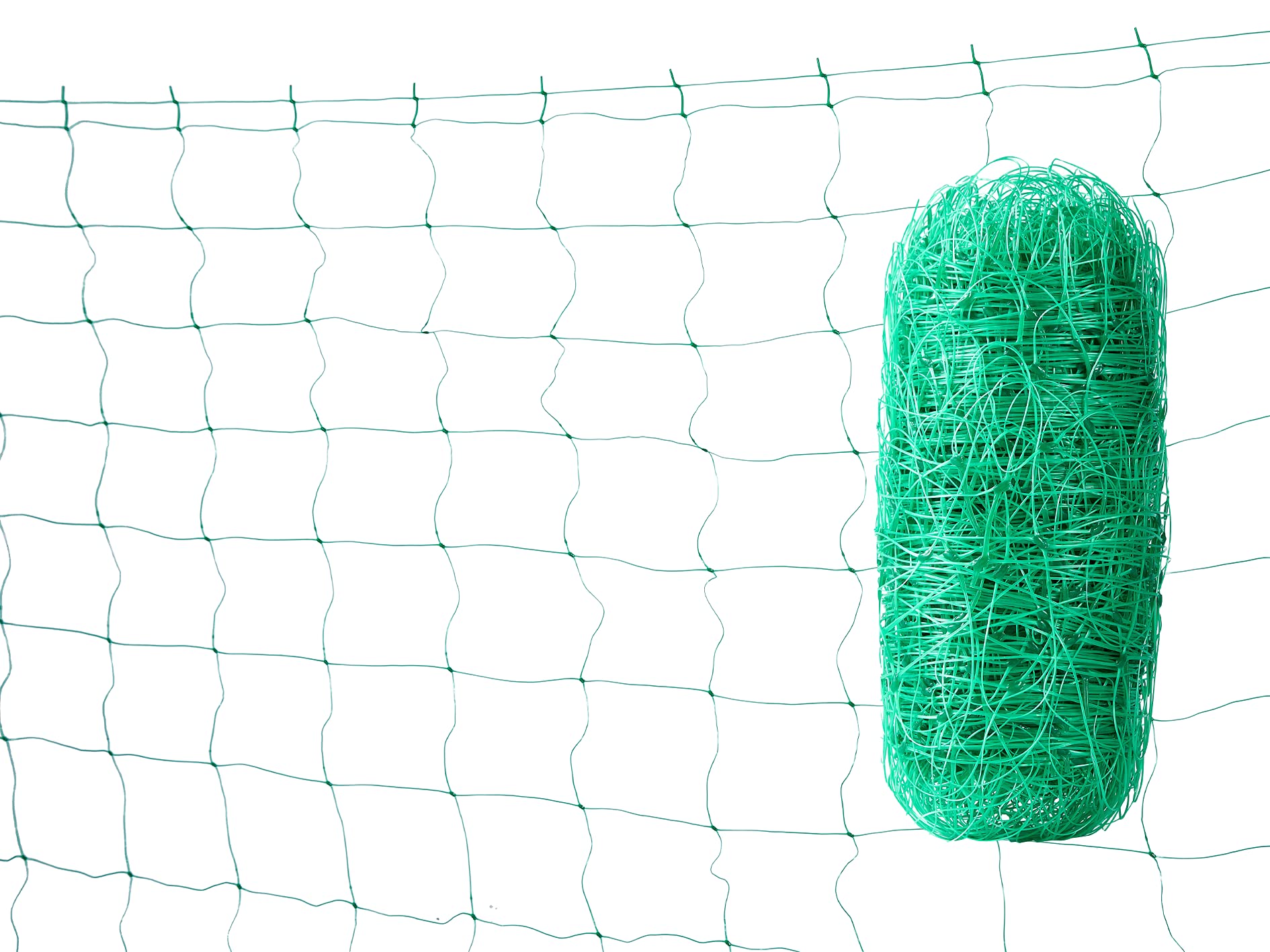 LAVZAN Heavy-Duty Polypropylene Trellis Netting for Climbing Plants - 6.5x200FT Green Vine Support Net - Perfect for Garden, Greenhouse & Vertical Farming